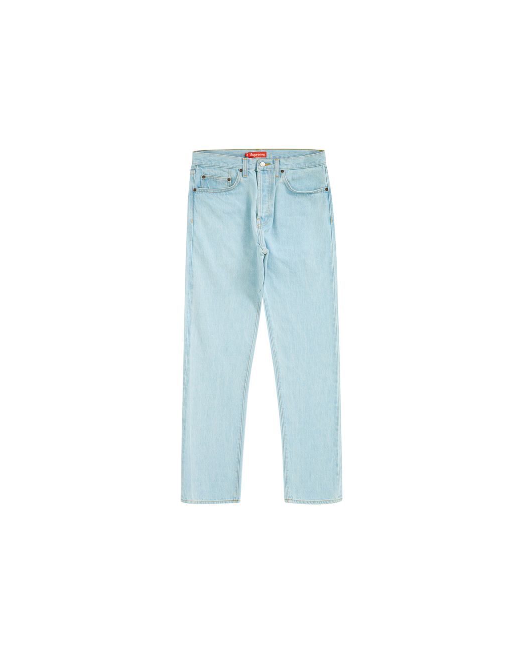 supreme stone washed slim jean