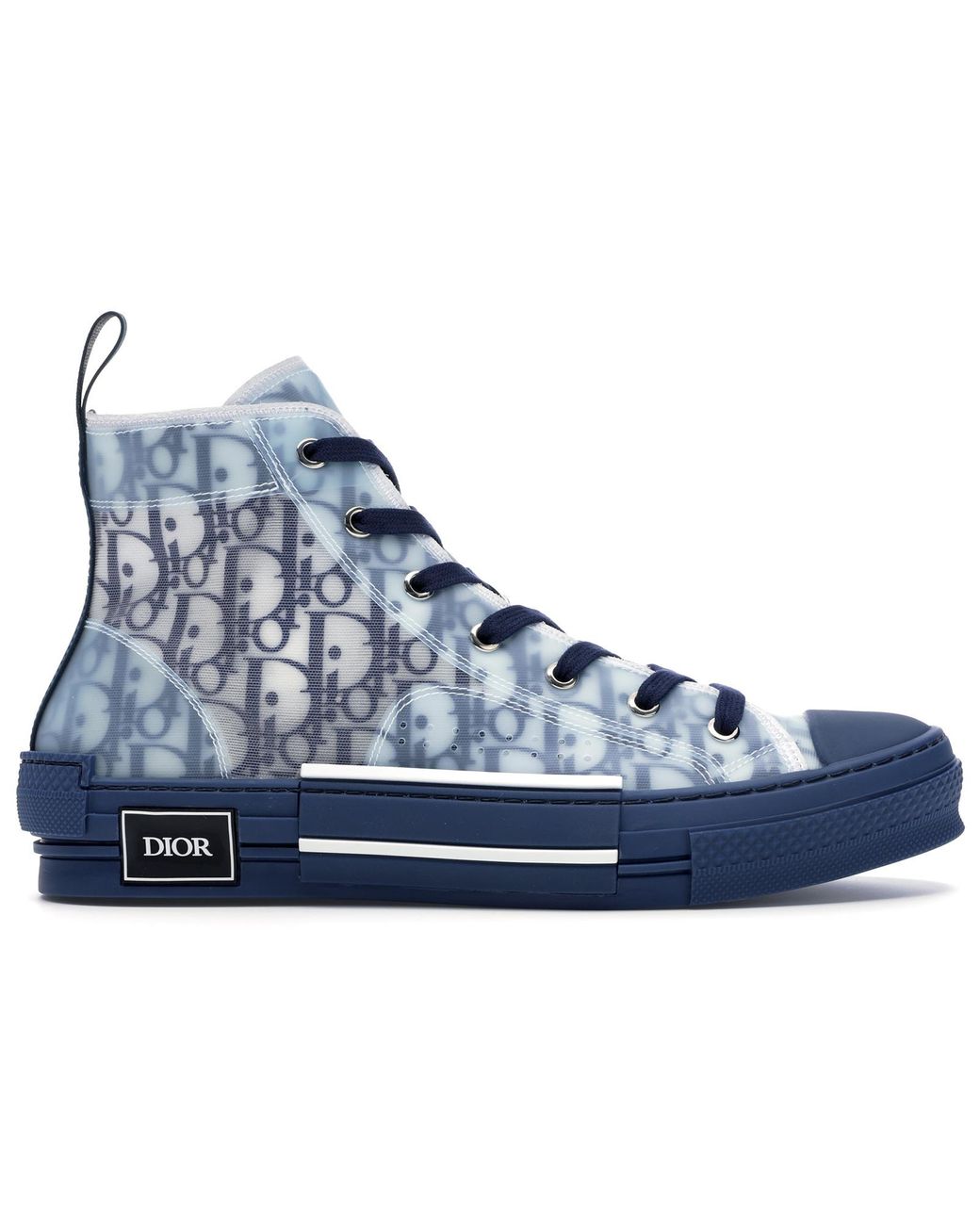 blue dior shoes