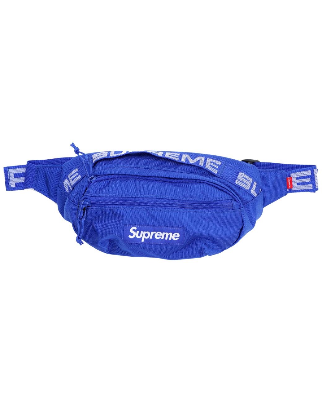 Supreme Waist Bag Ss18 In Blue Lyst - fanny pack roblox supreme