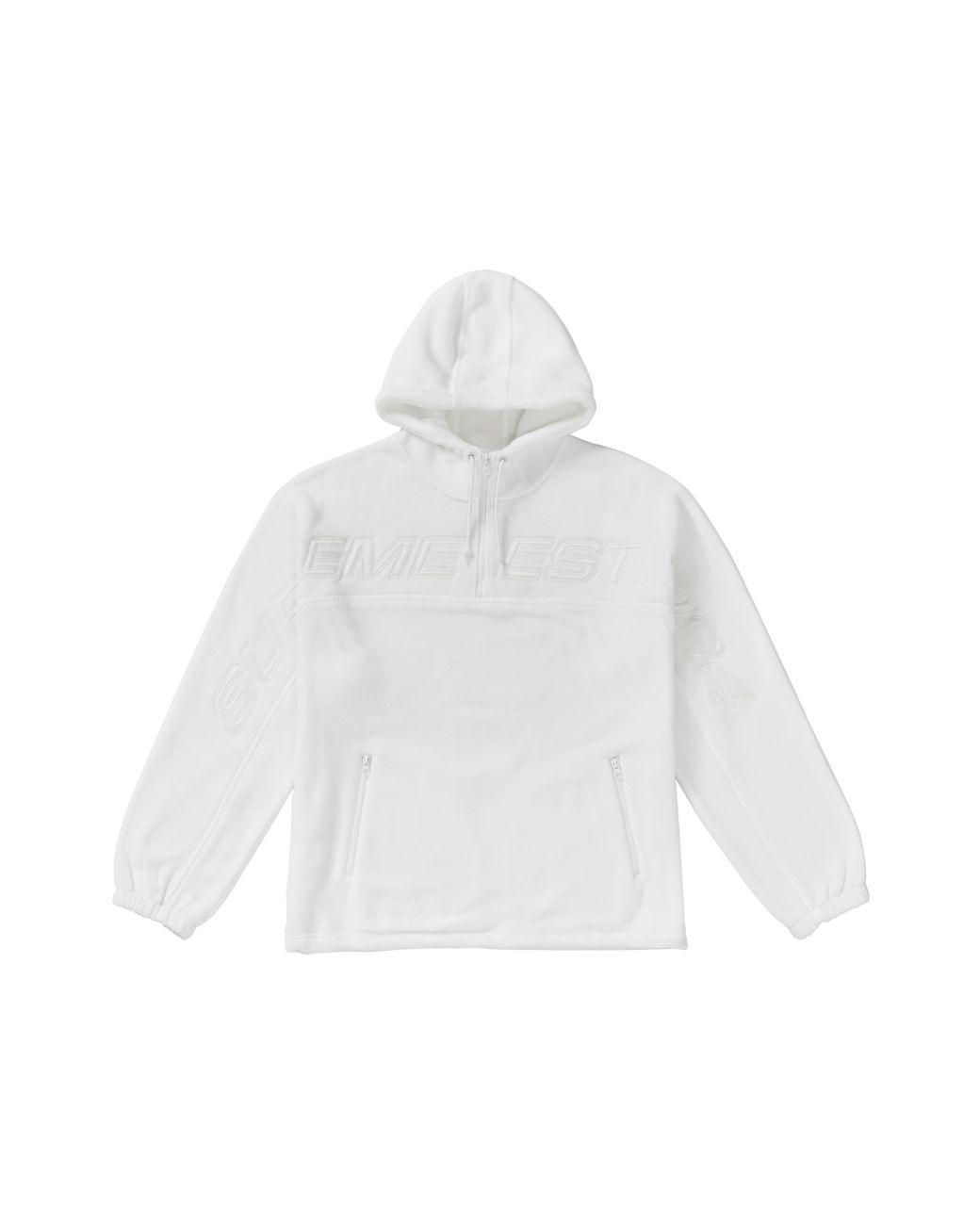supreme polartec half zip