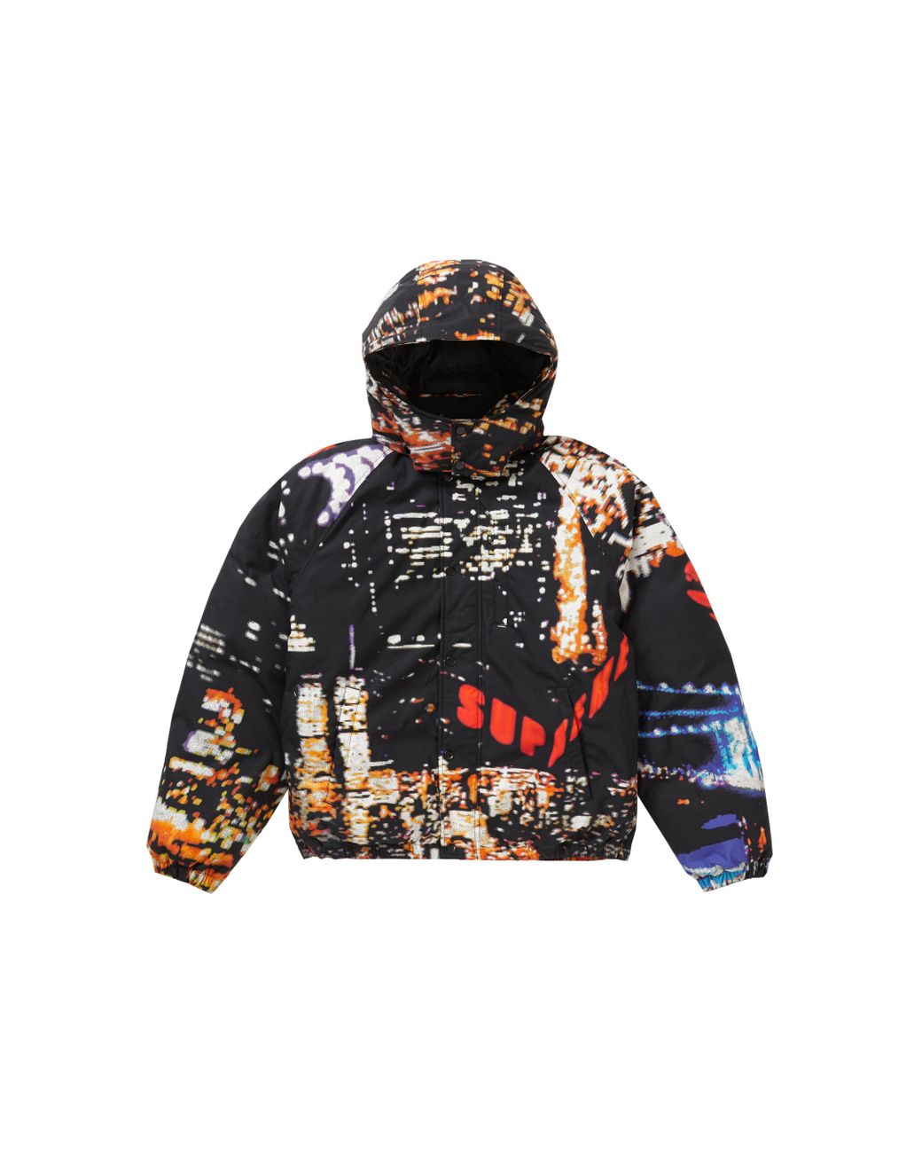 city lights puffy jacket