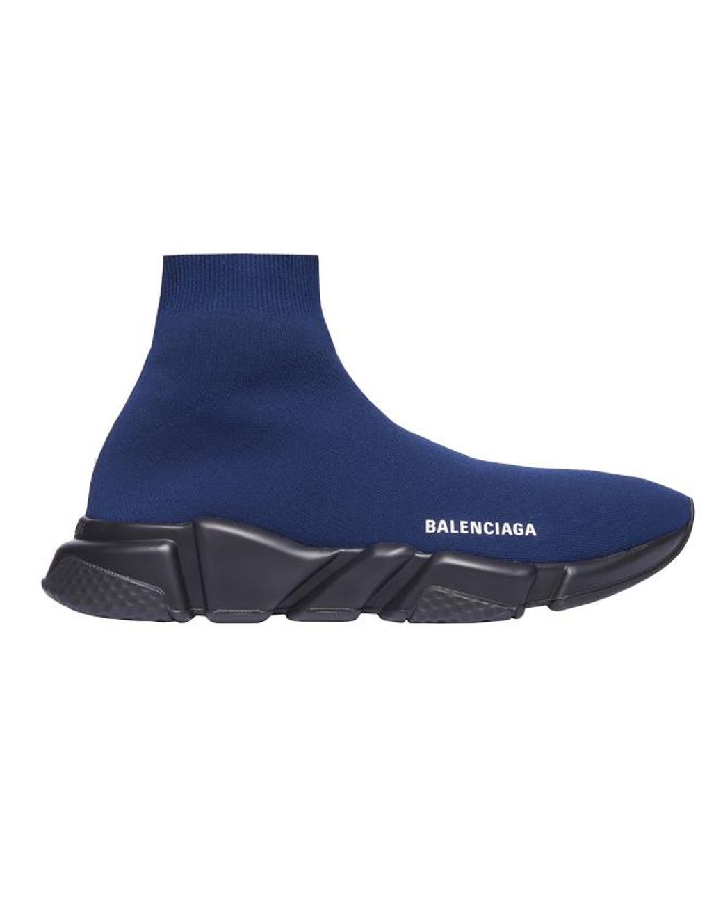 balenciaga speed trainer low navy