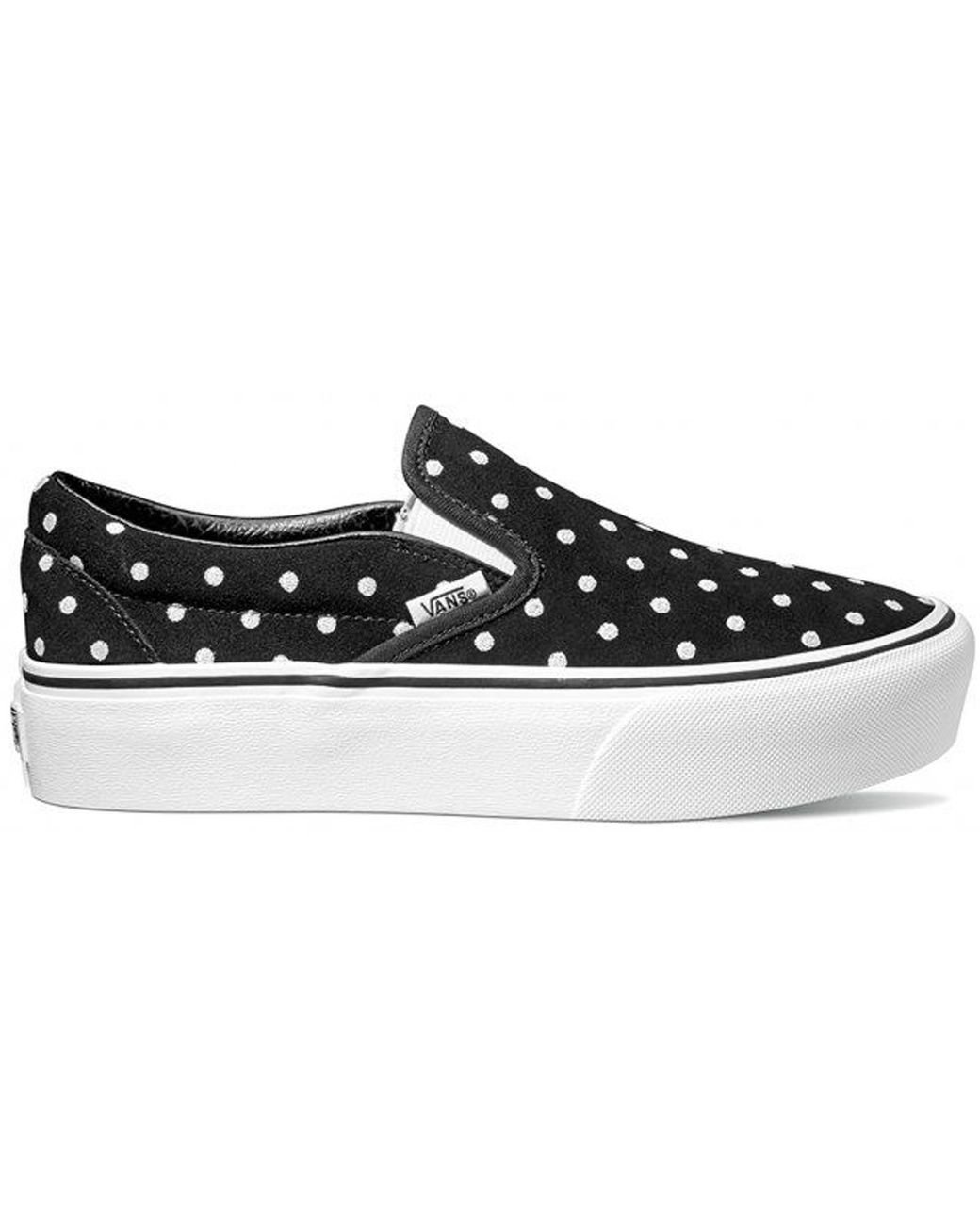 vans with polka dots