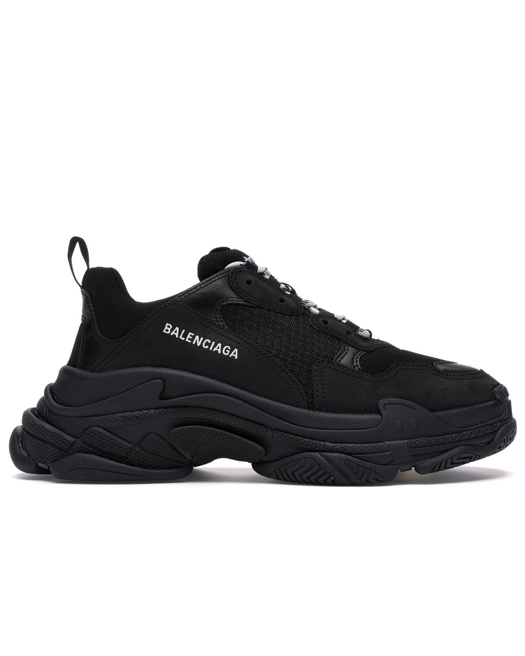 Balenciaga Leather Black Triple S Sneakers for Men - Save 18% - Lyst