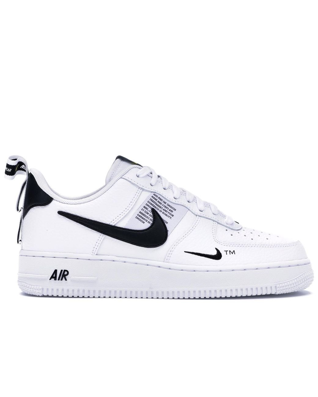 nike air force 1 utility trainers white white black tour yellow