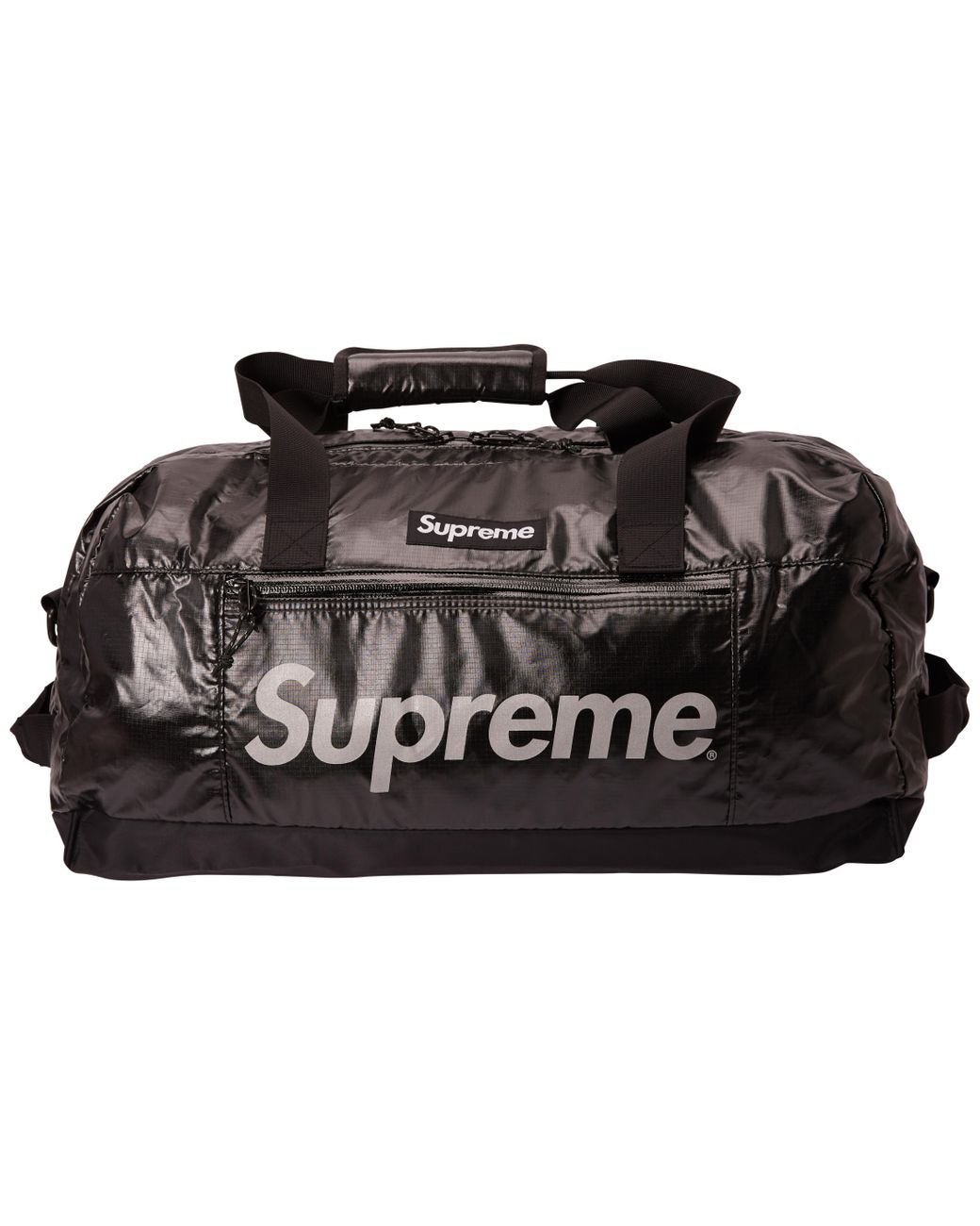 supreme black duffle bag