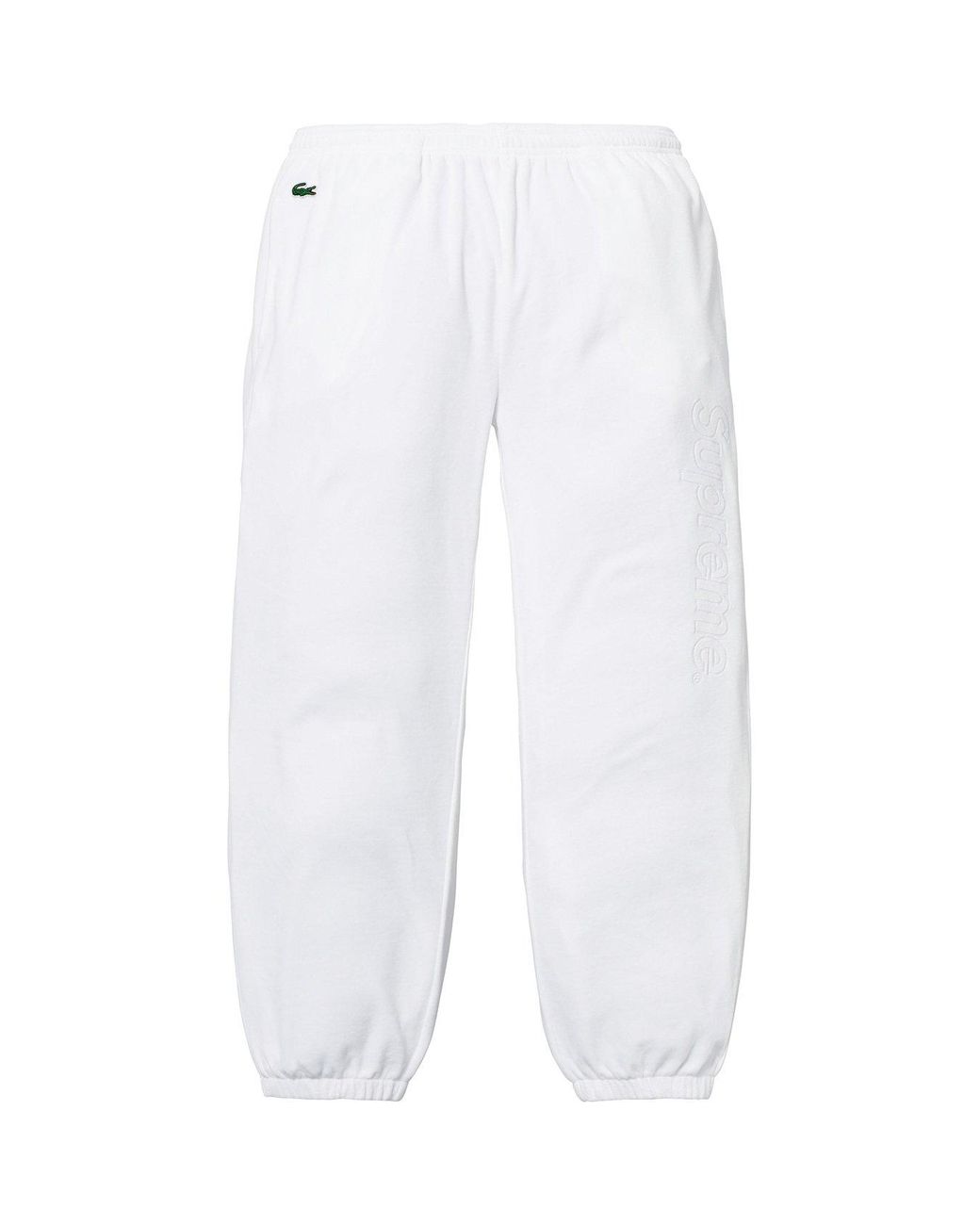 white supreme pants