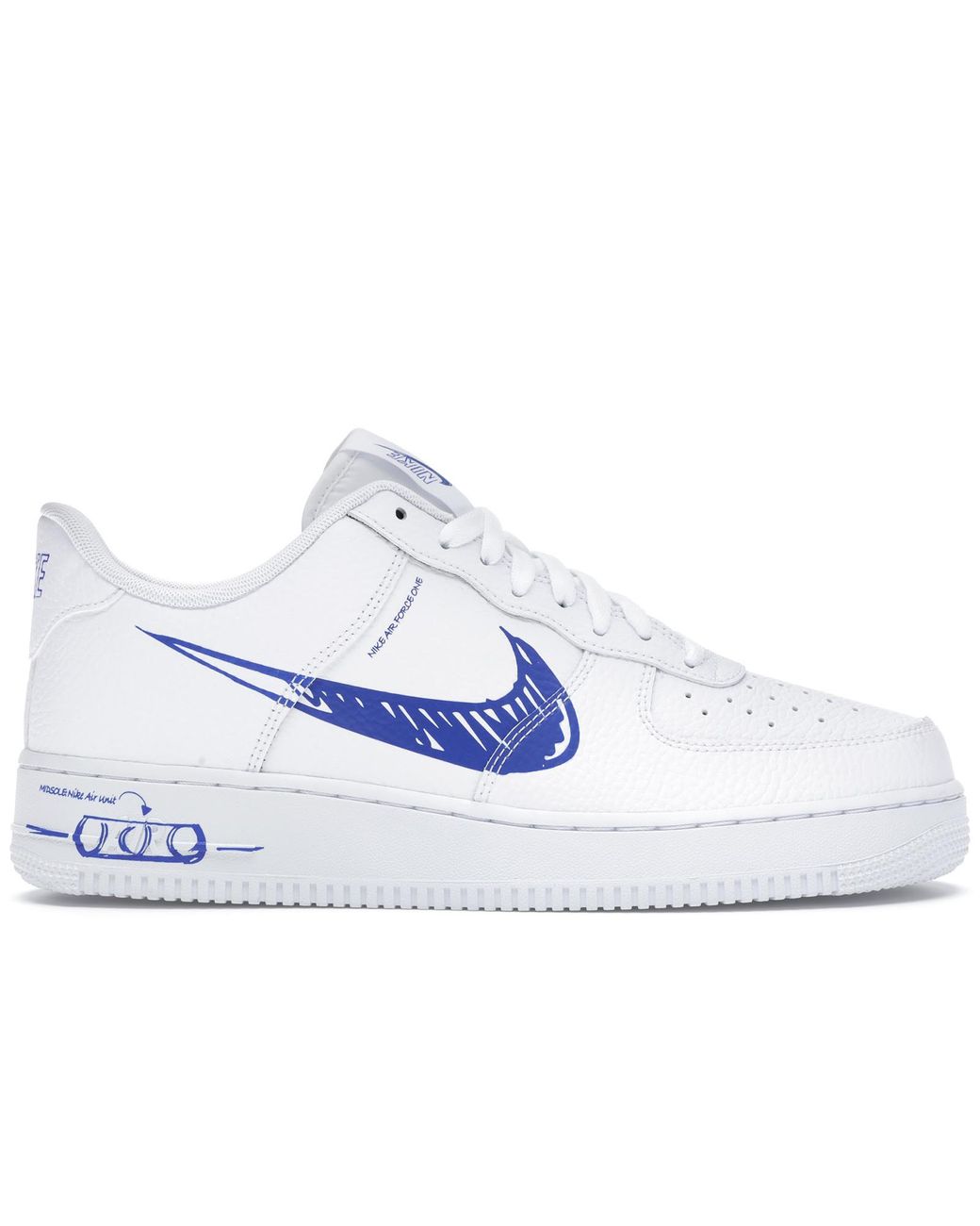 nike air force 1 low lv8 sketch white