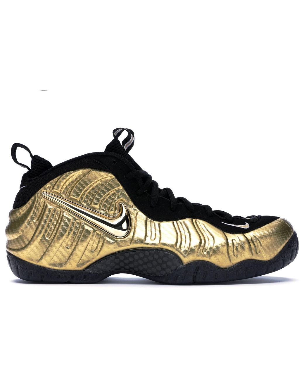 nike air foamposite pro black and gold