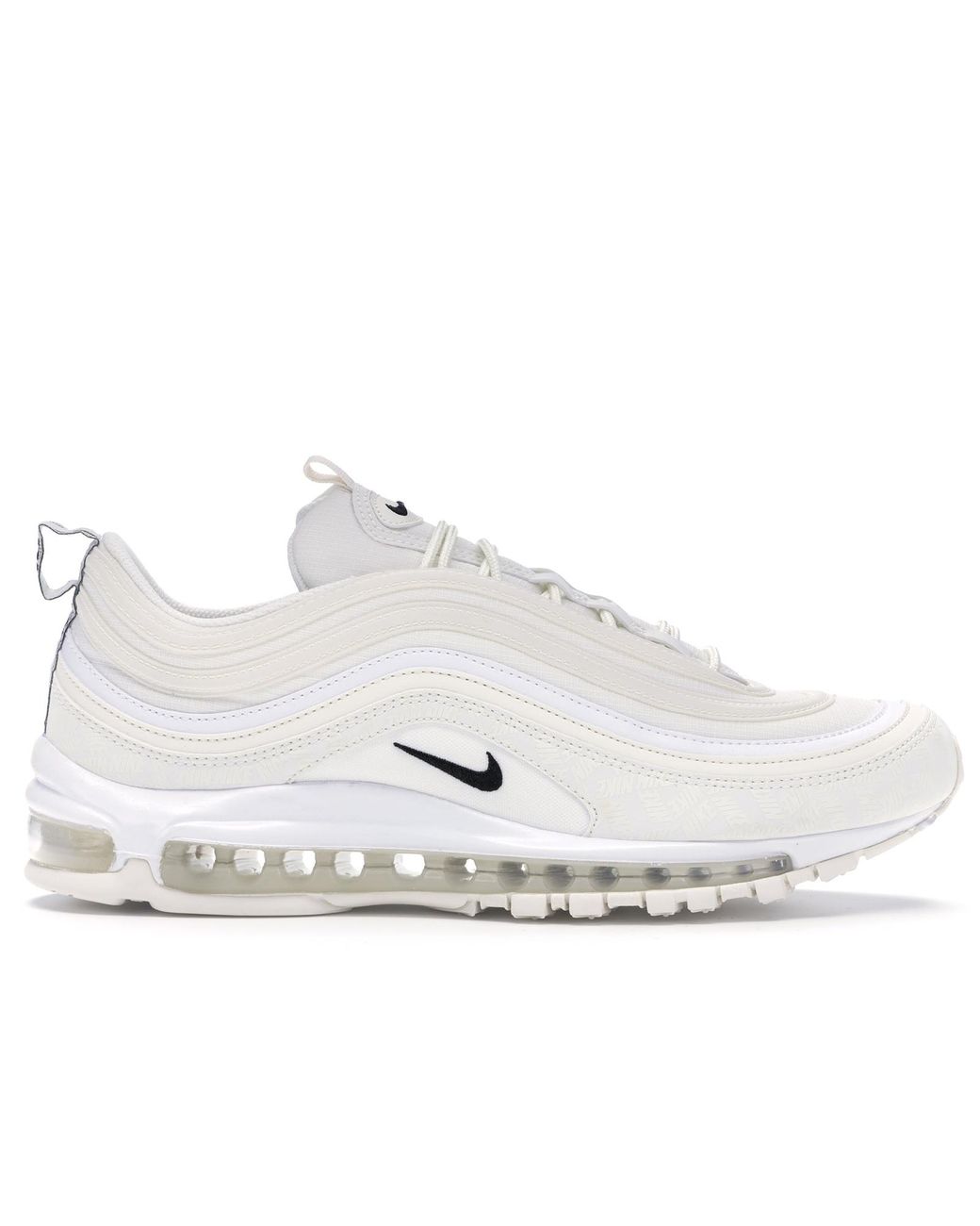 white reflective nike shoes