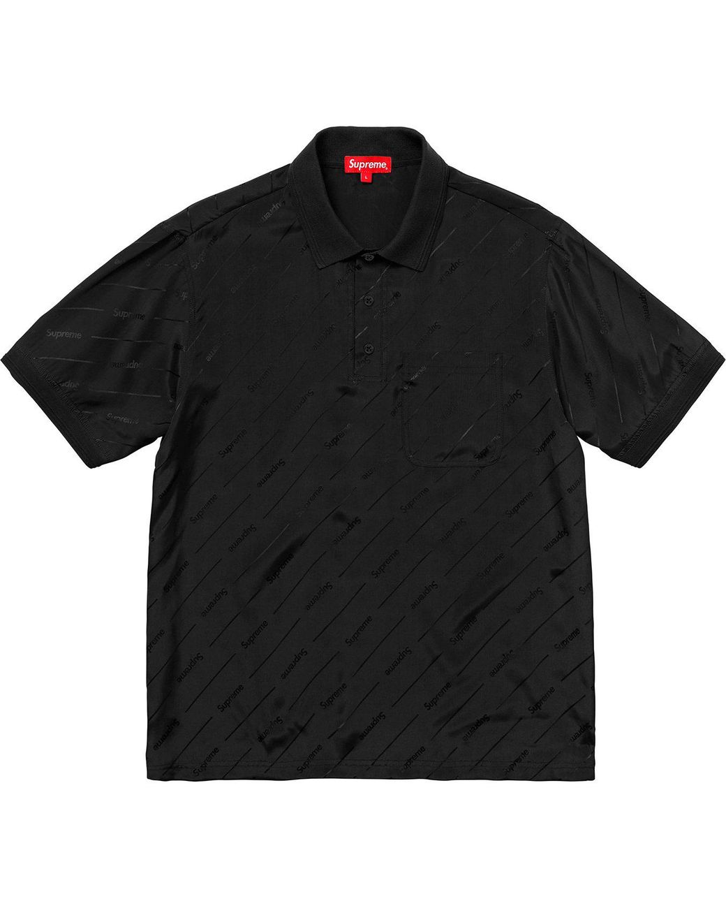 supreme nike jacquard polo