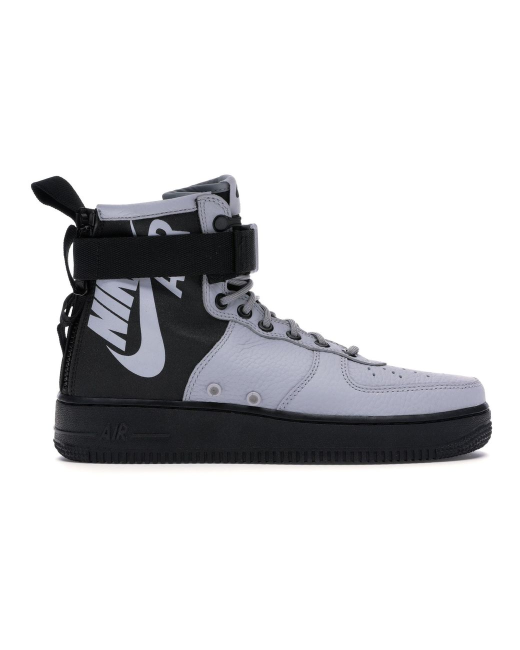 nike air force 1 mid gray