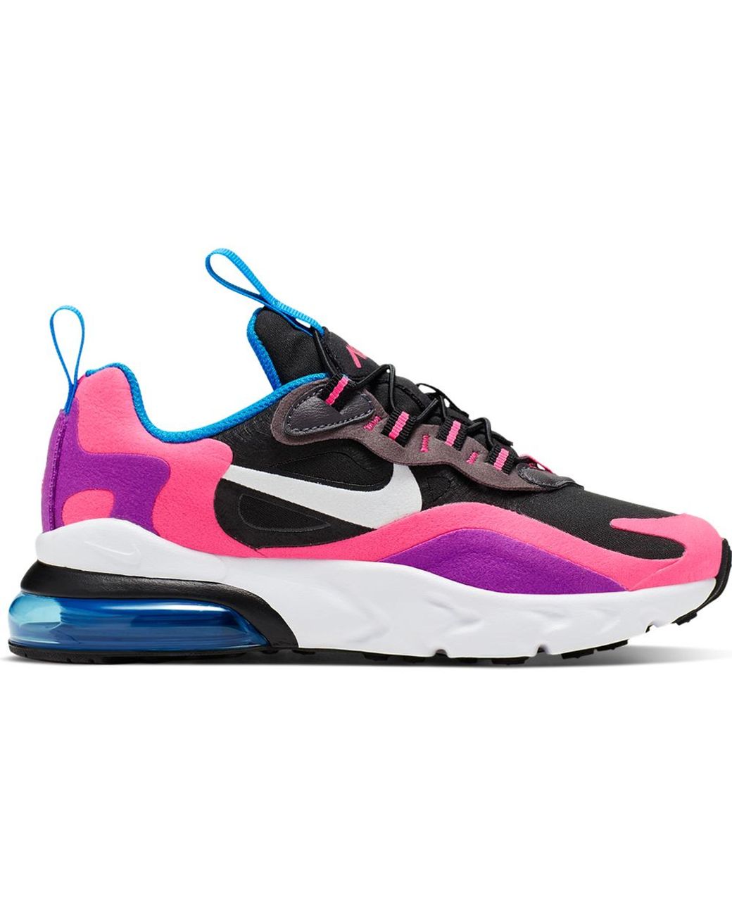 air max 270 react black and pink