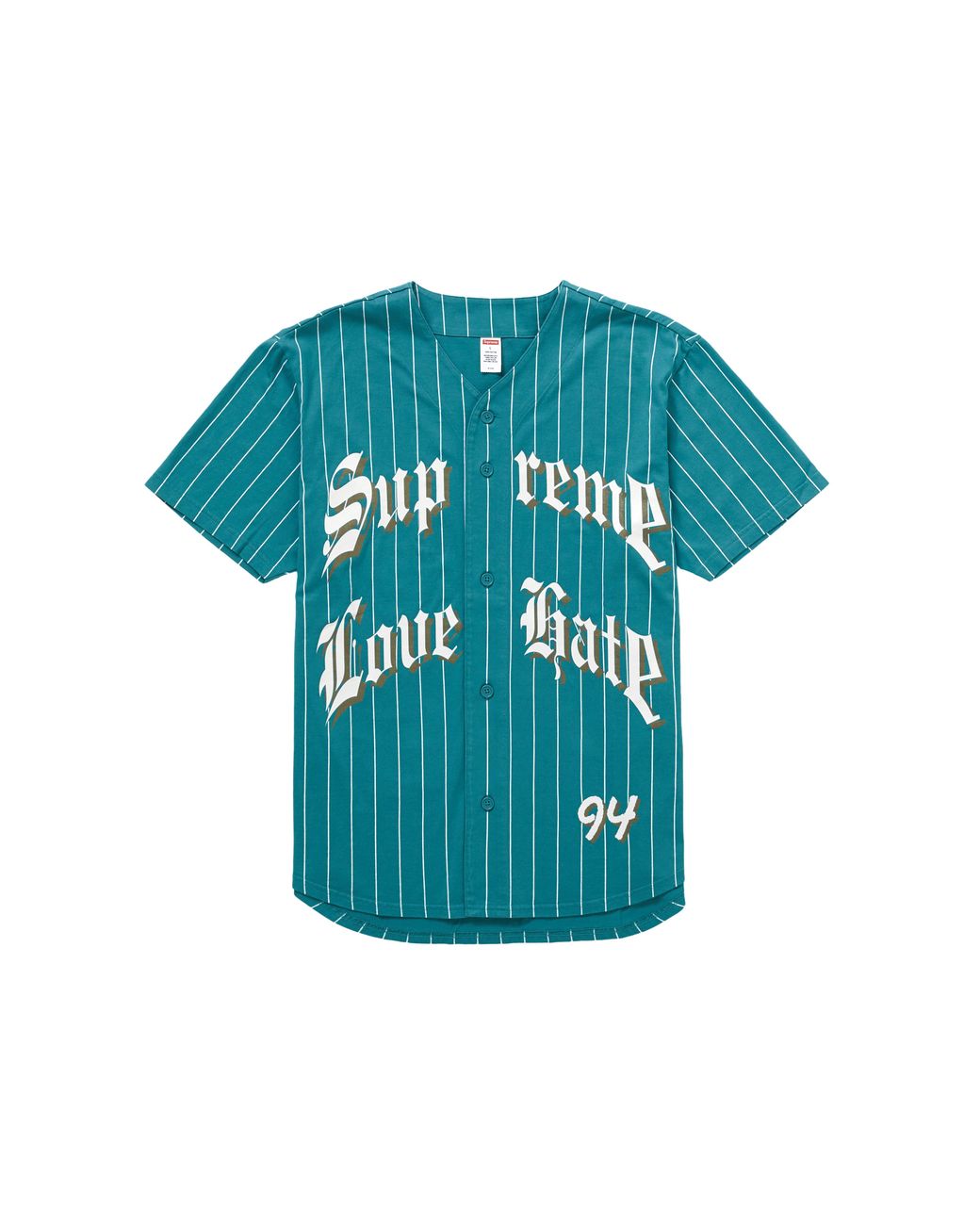 supreme love hate jersey