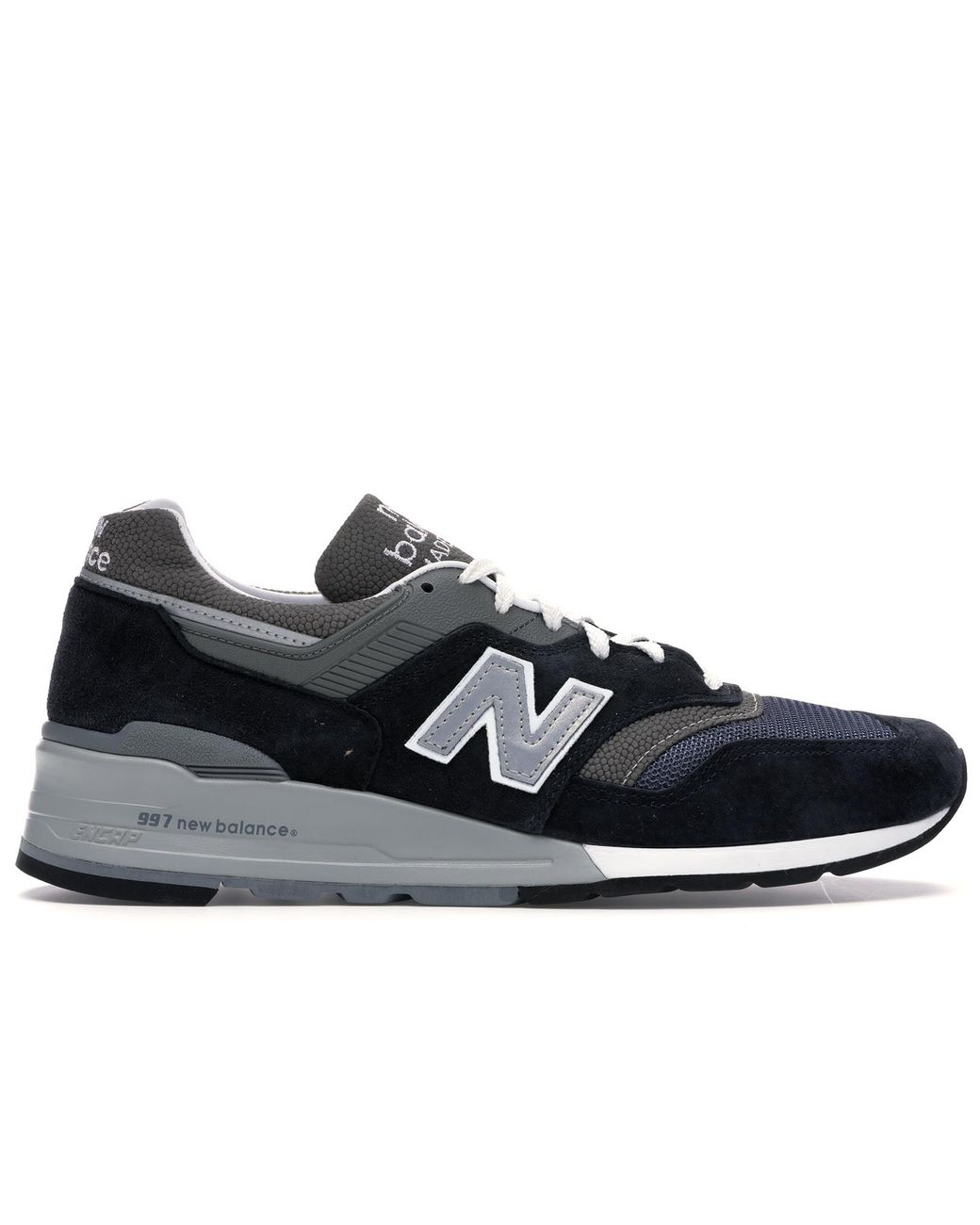 new balance 997 white navy