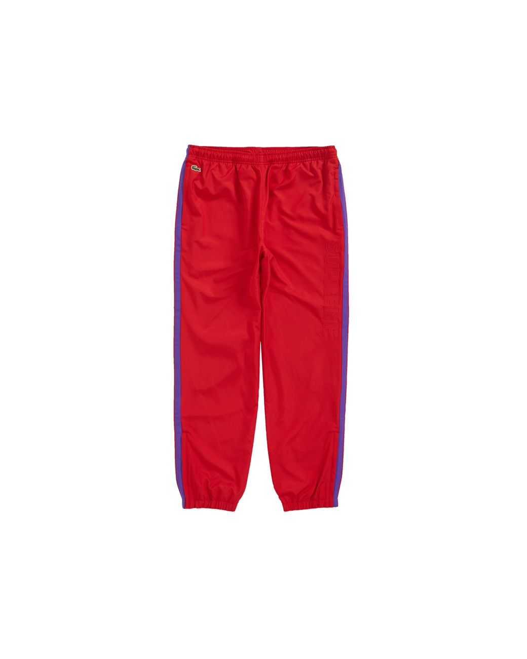 supreme x lacoste track pants