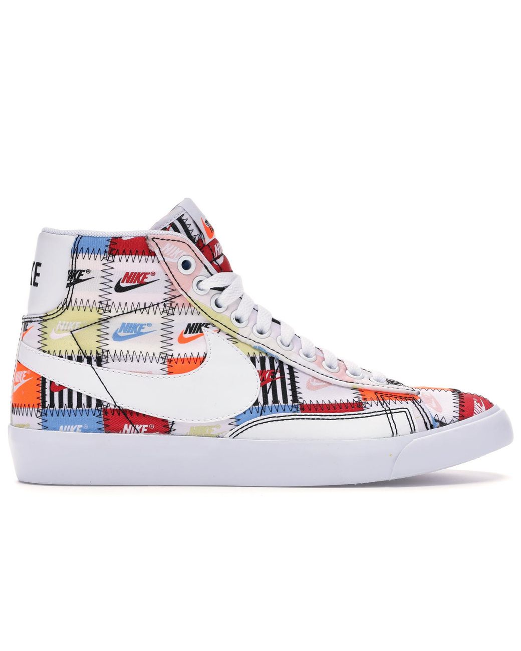 nike blazer denim patchwork
