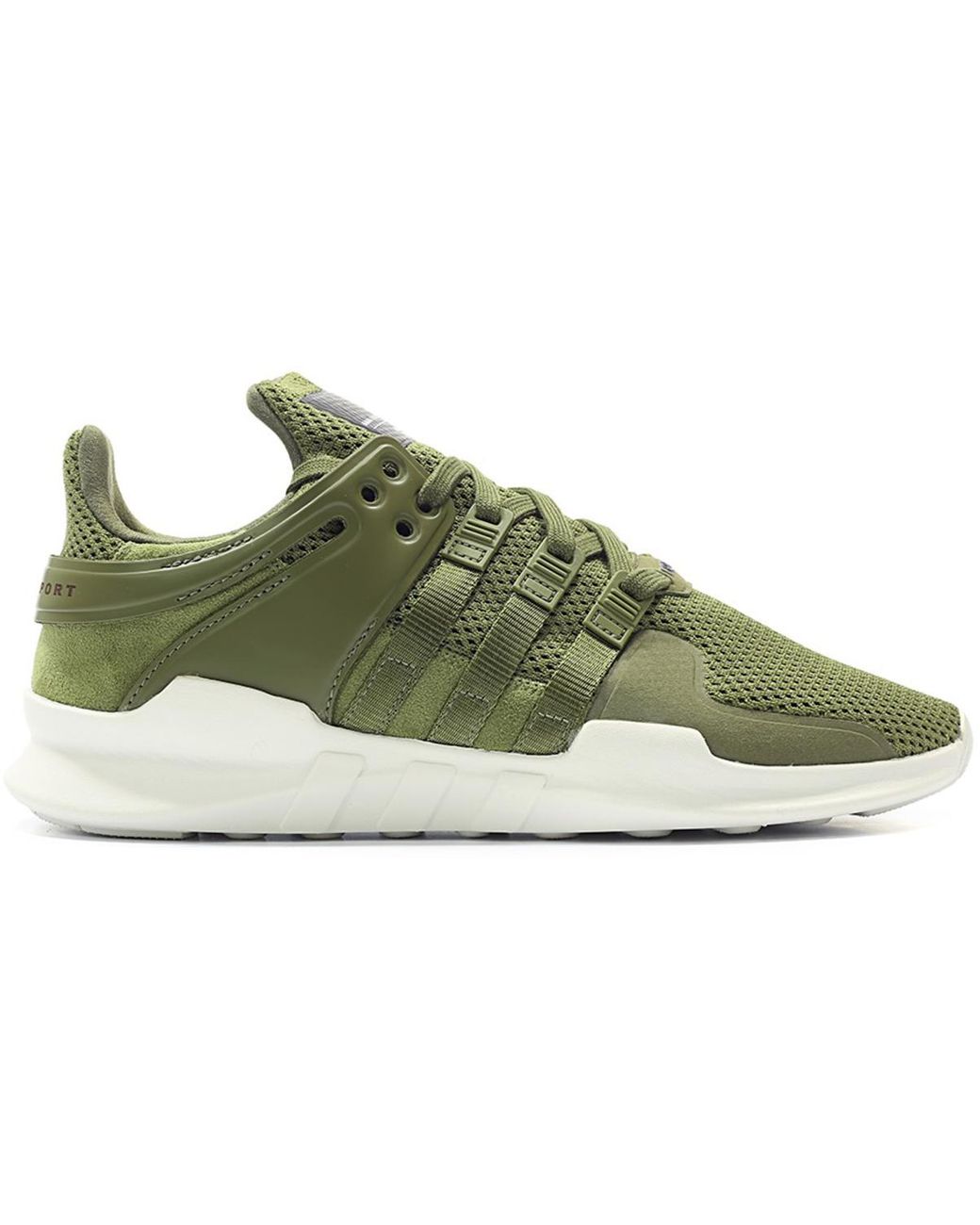 Adidas Eqt Support Adv Olive Cargo In Olive Cargo Olive Cargo Red Green For Men Lyst