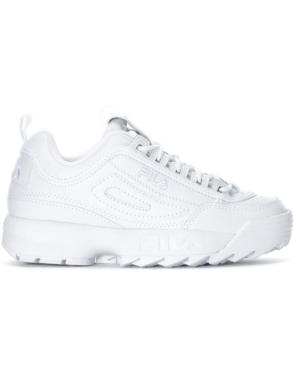 fila disruptor triple white