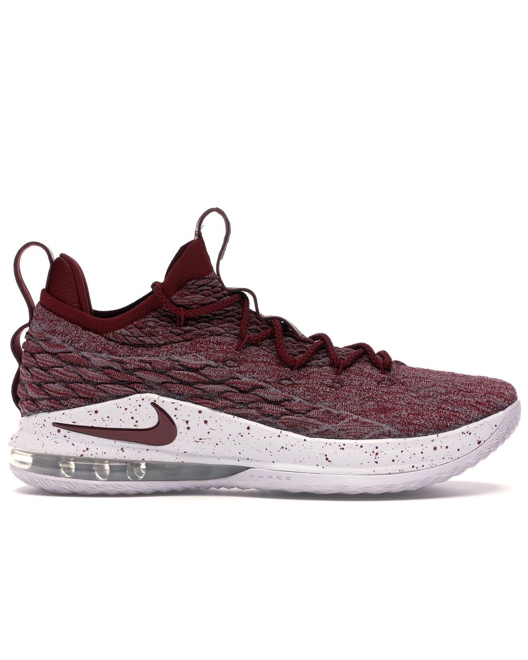 red lebron 15 low