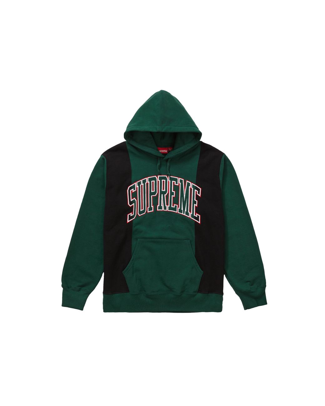 supreme dark green hoodie