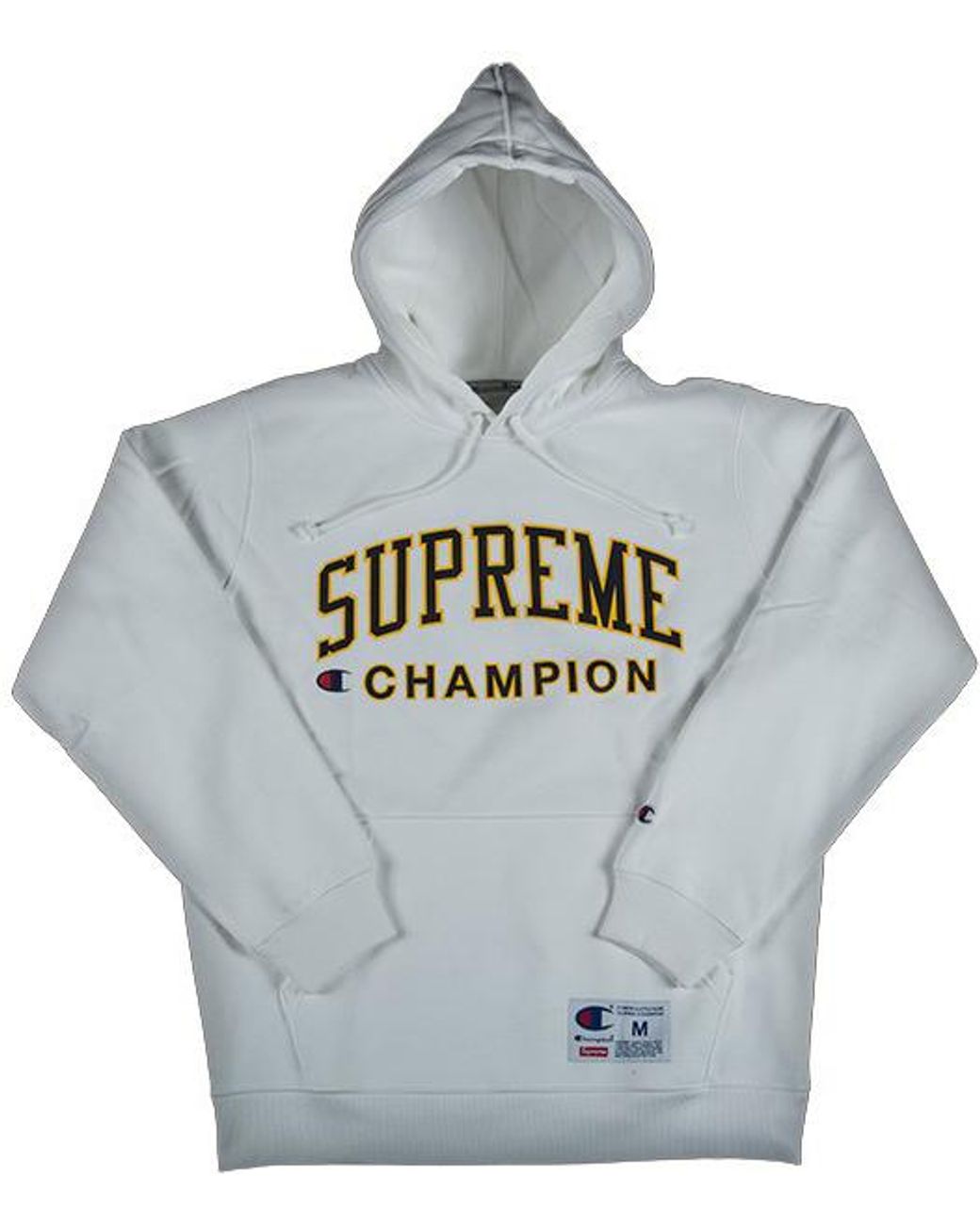 supreme champion white hoodie