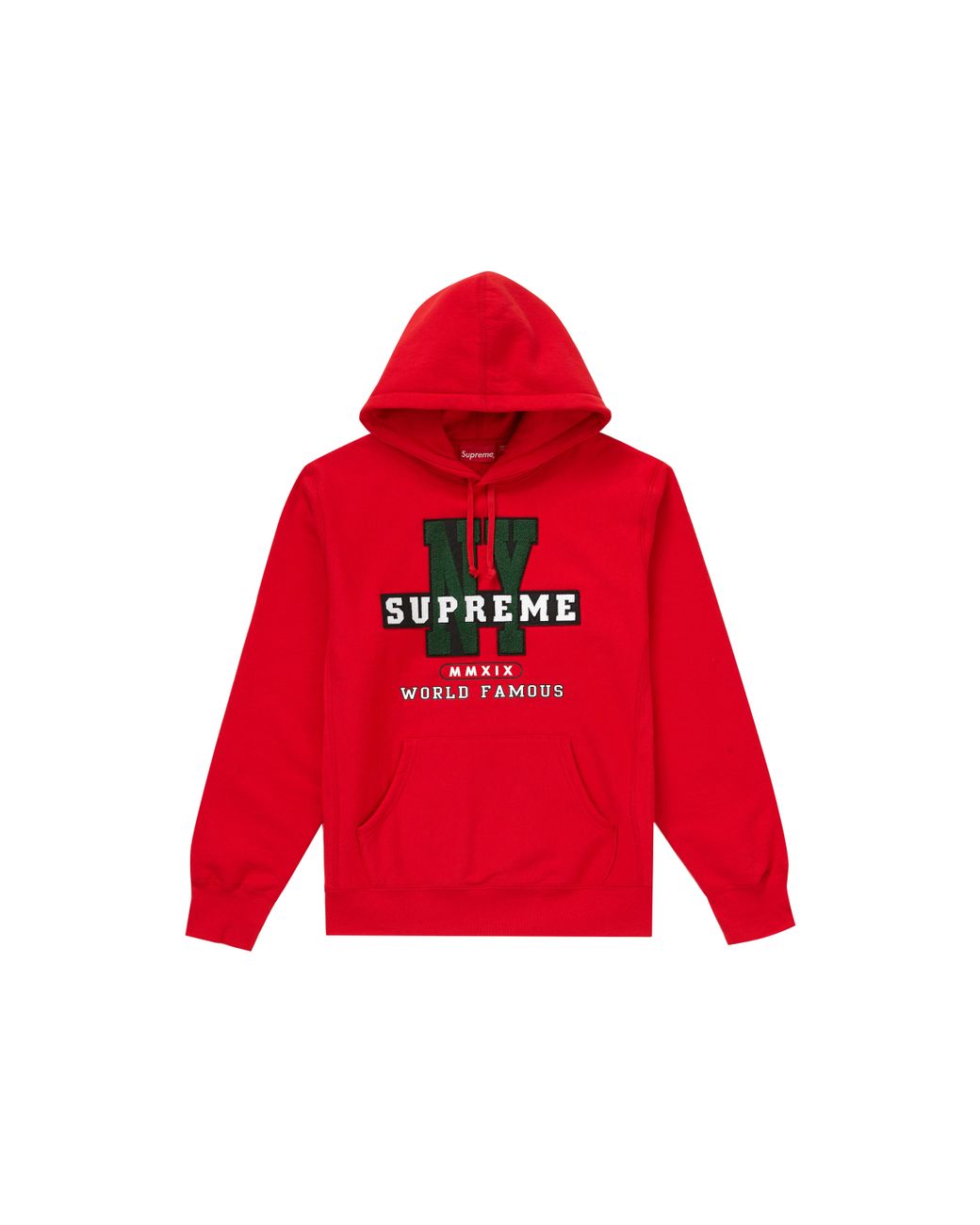 supreme ny hooded sweatshirt