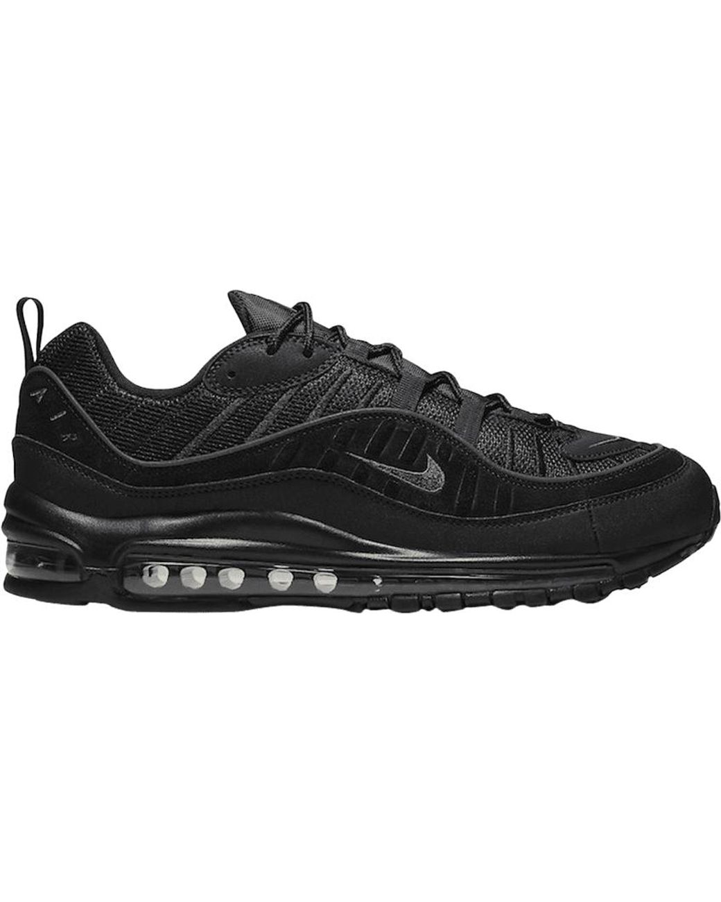 Nike Air Max 98 Black Anthracite Black Sole For Men Lyst