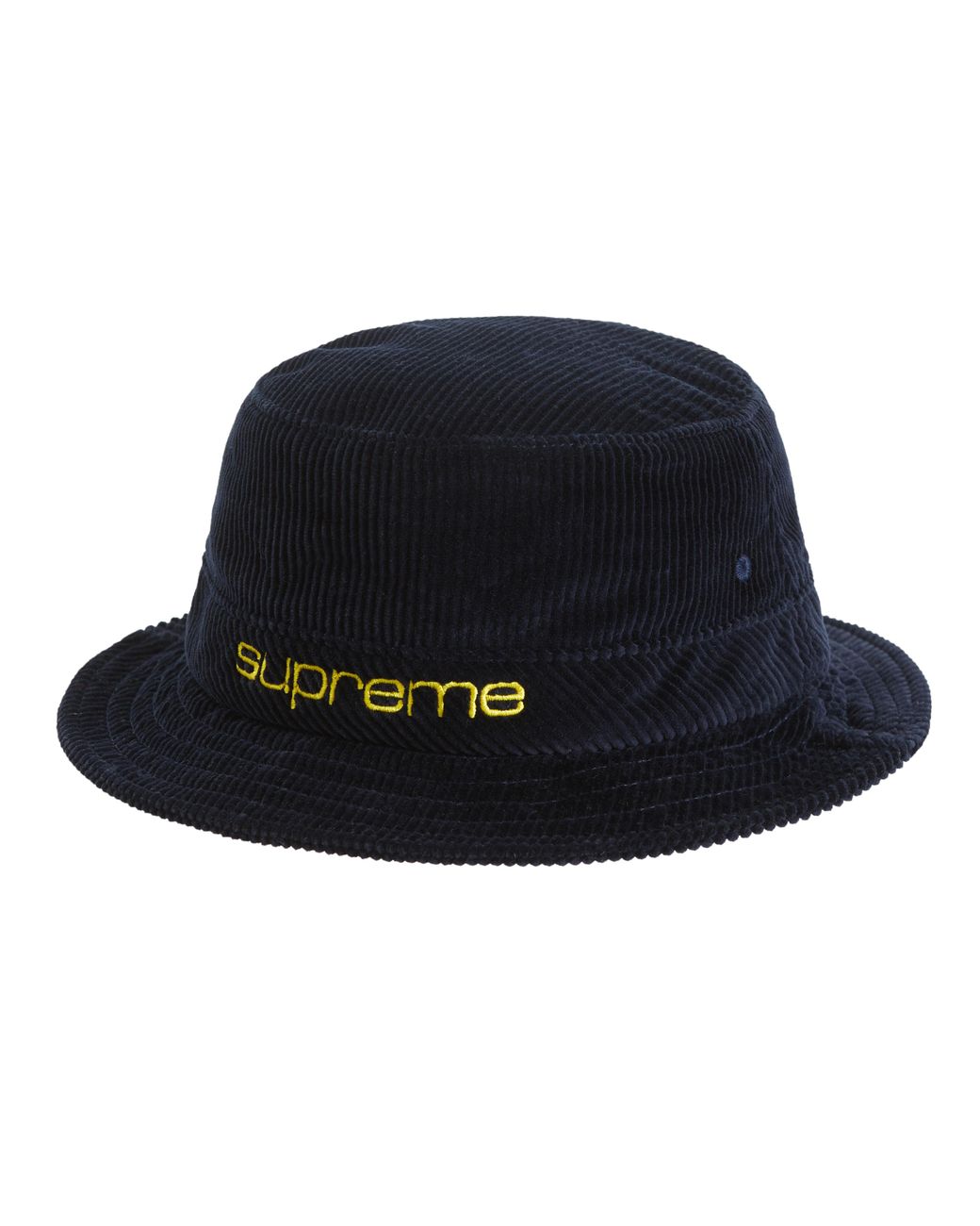 compact logo corduroy crusher