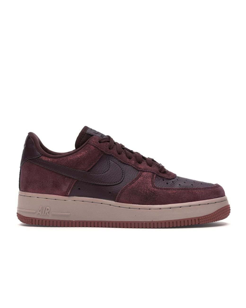 nike air force 1 burgundy crush