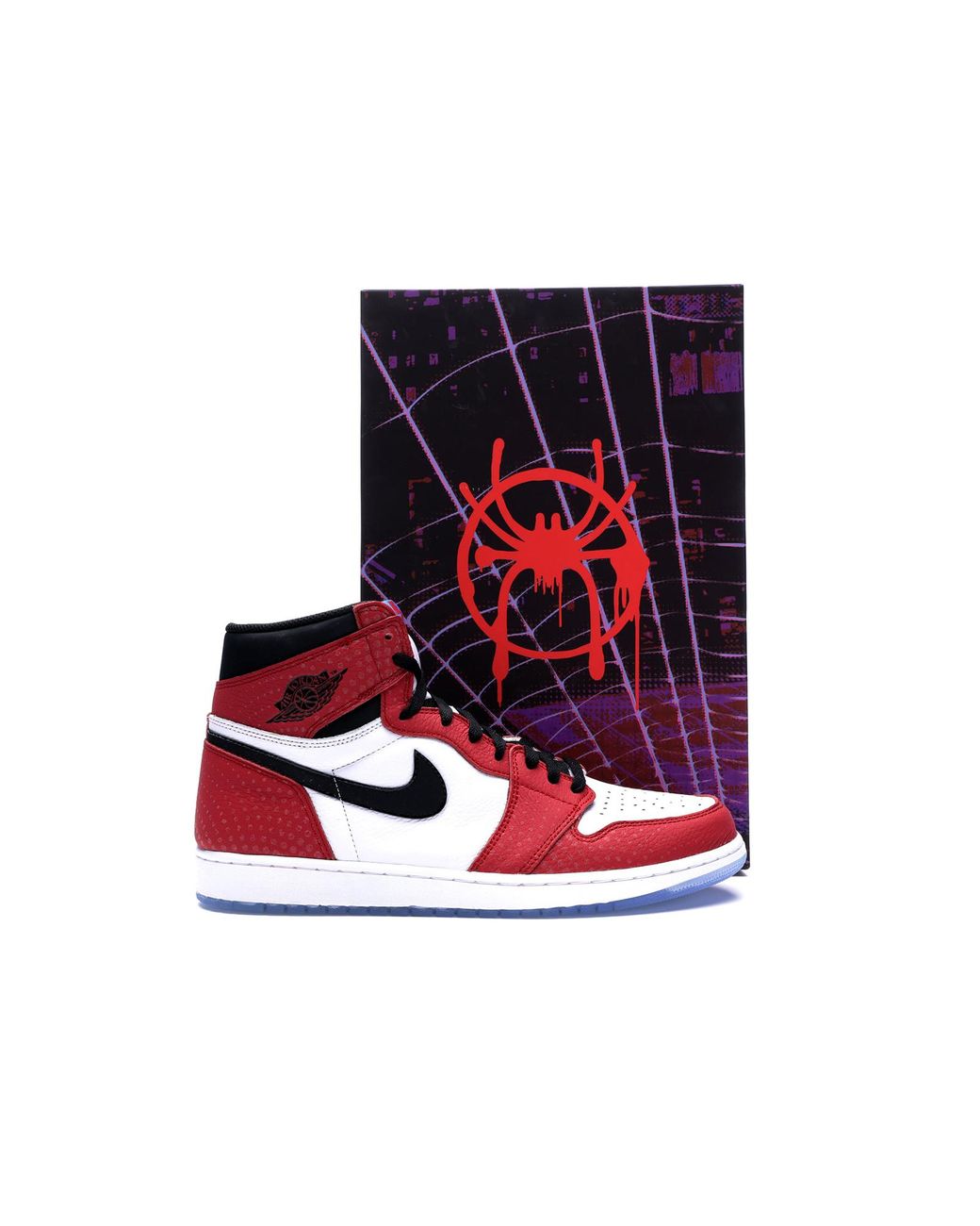 jordan 1 spider man special box