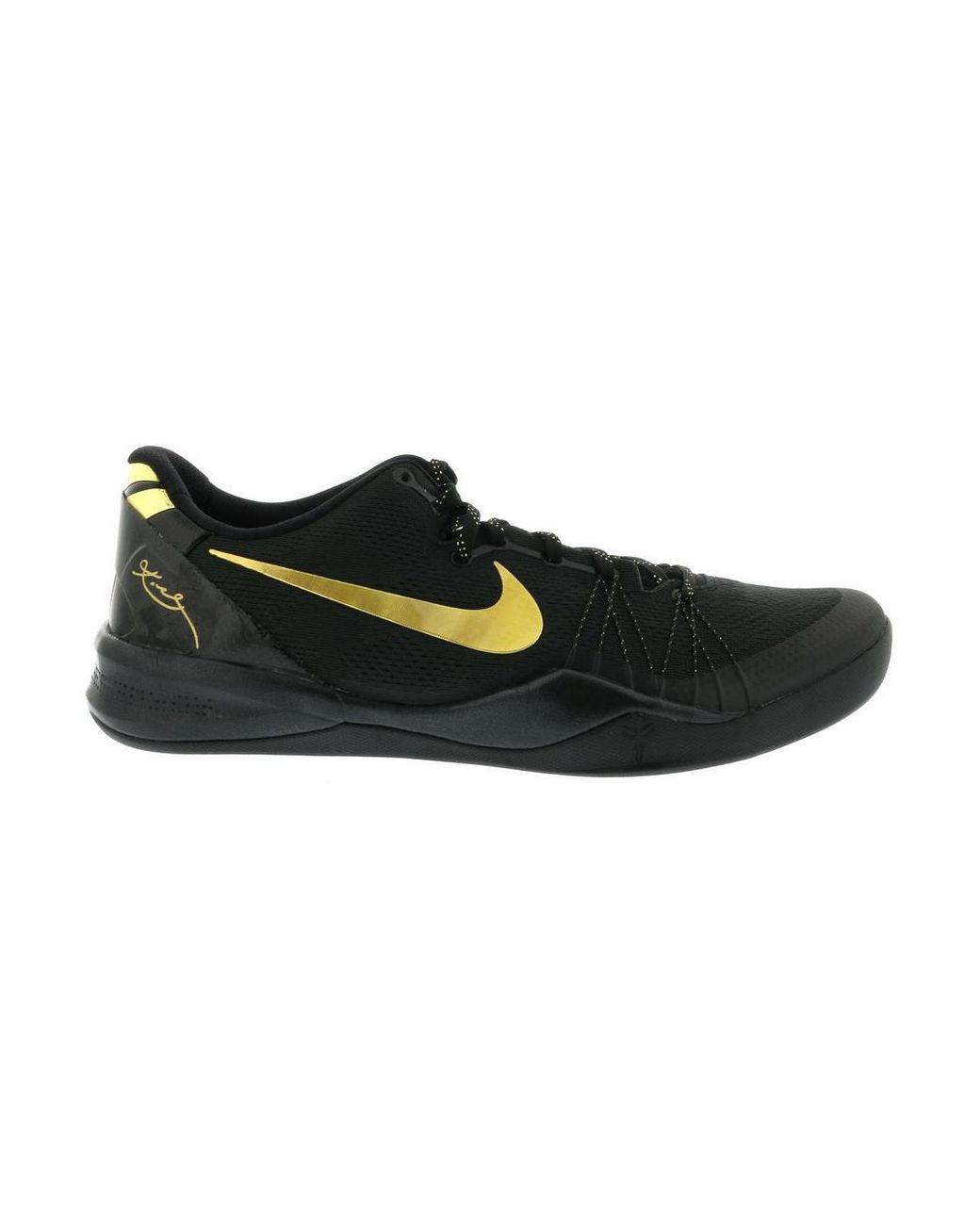 kobe shoes black and gold