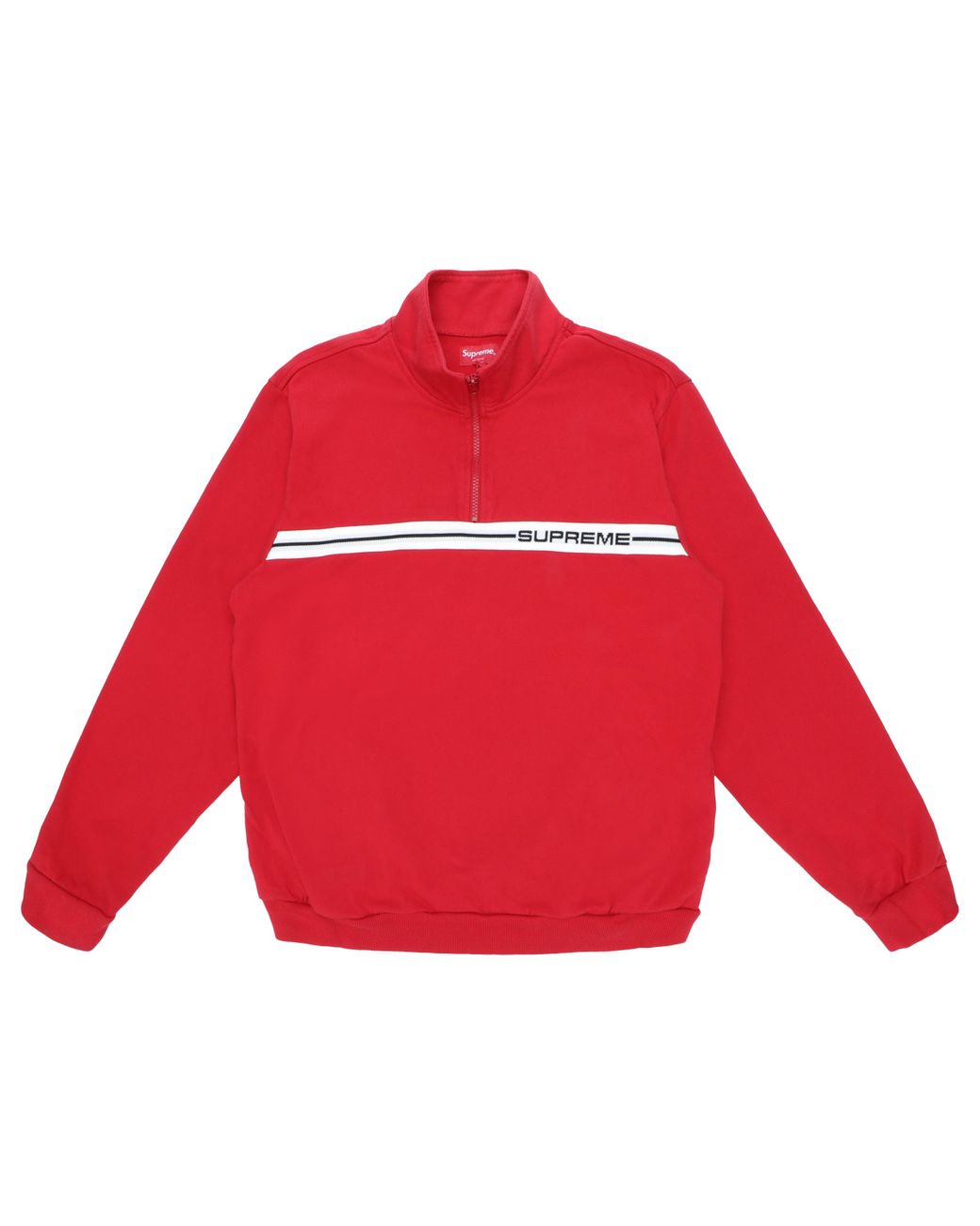 supreme half zip warm up
