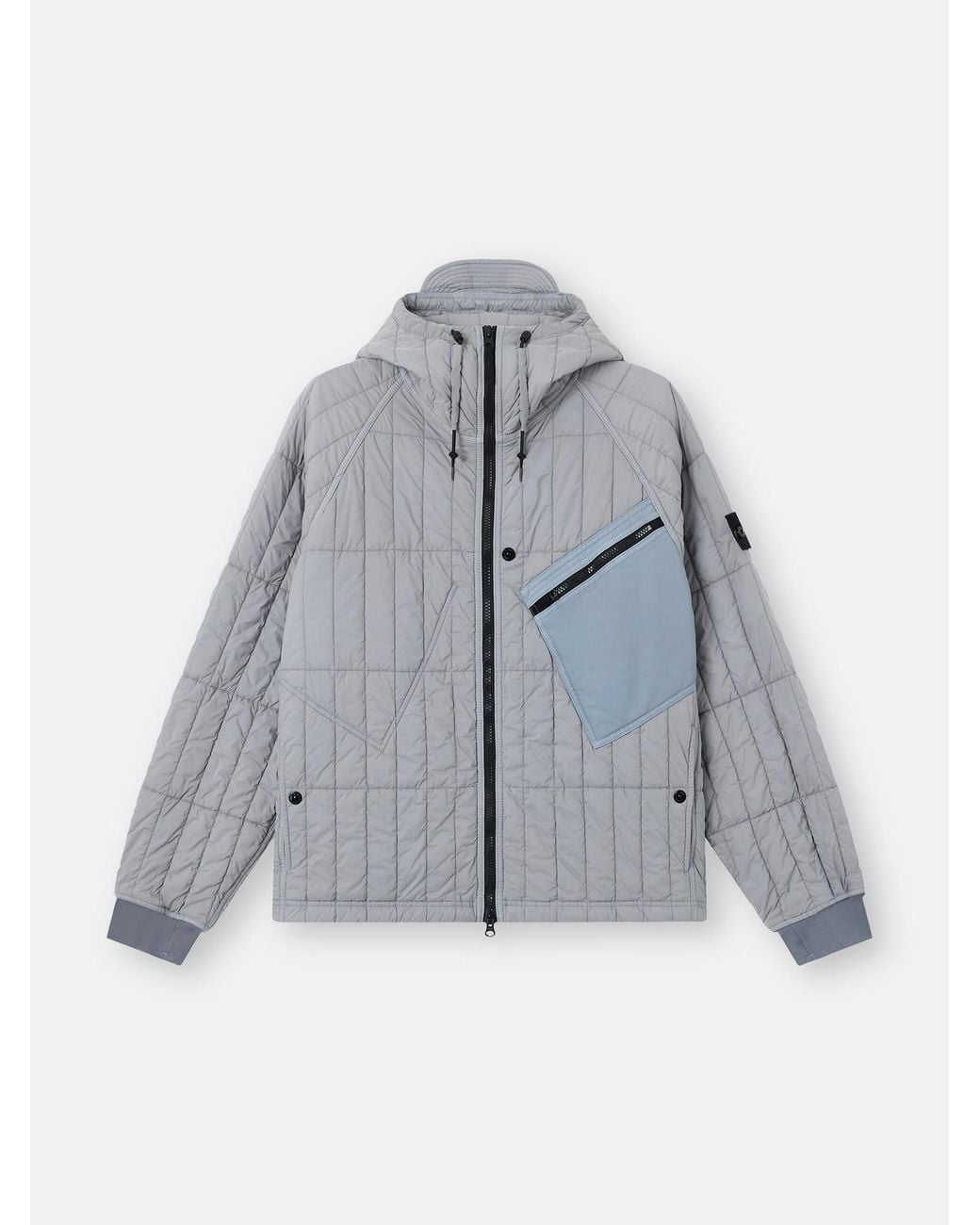 Stone Island Gray 4100015 Ultralight Nylon Quilted-Tc for men