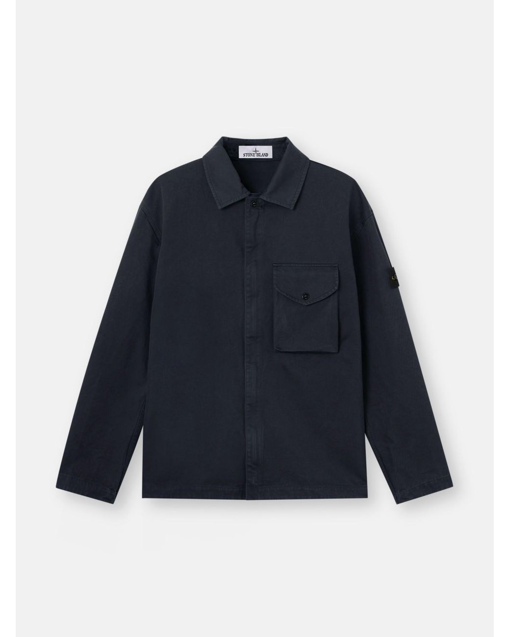 Stone Island Blue 1200001 Dense Cotton Twill-Tc for men