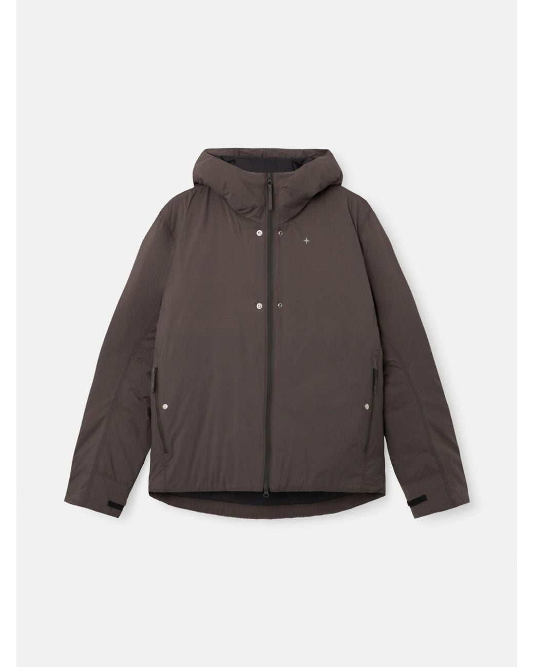 Stone Island Gray 4100007 Soft Nylon Ripstop S. I. Stellina for men