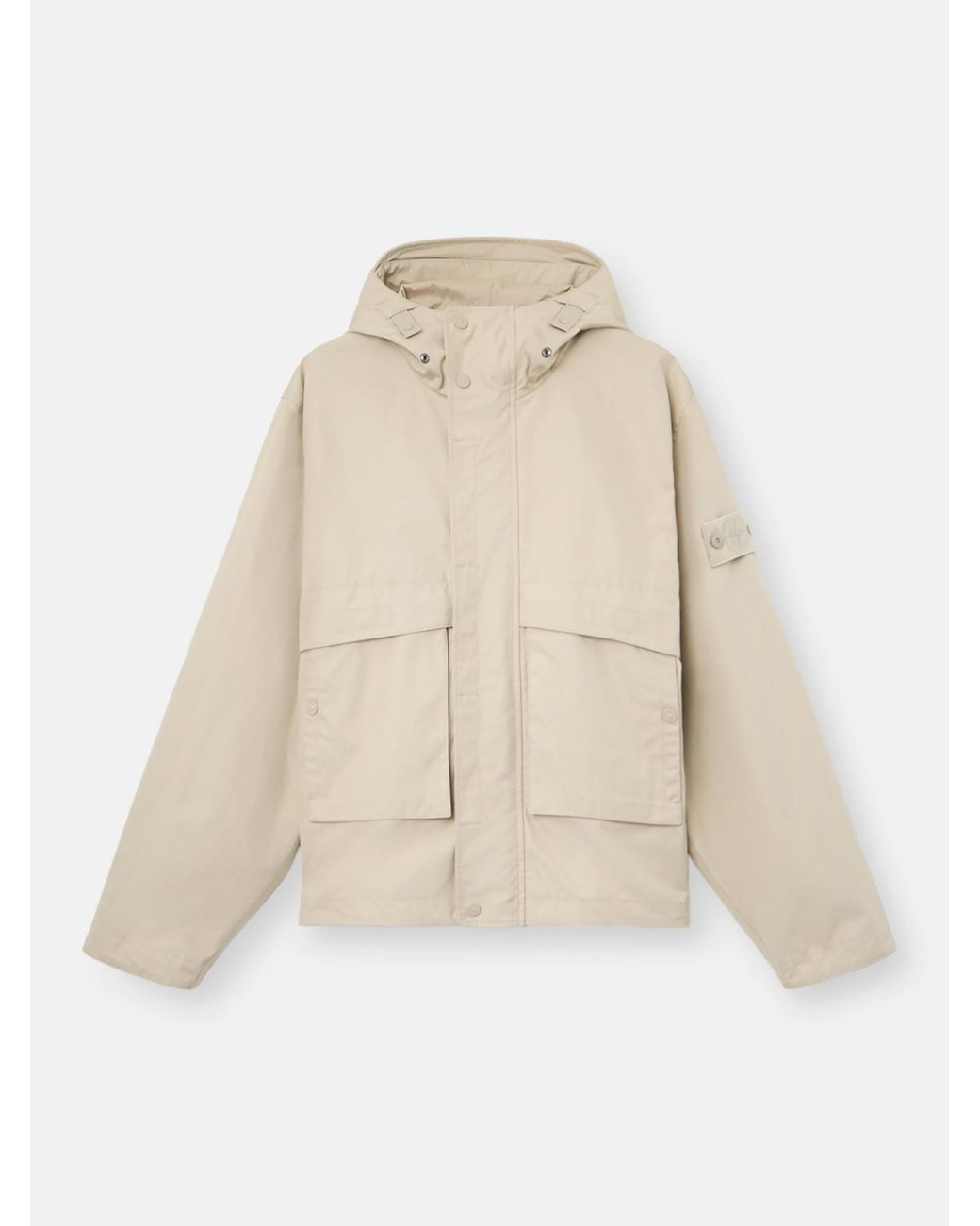 Stone Island Natural Q100025 All-Weather Cotton Canvas S. I. Ghost for men