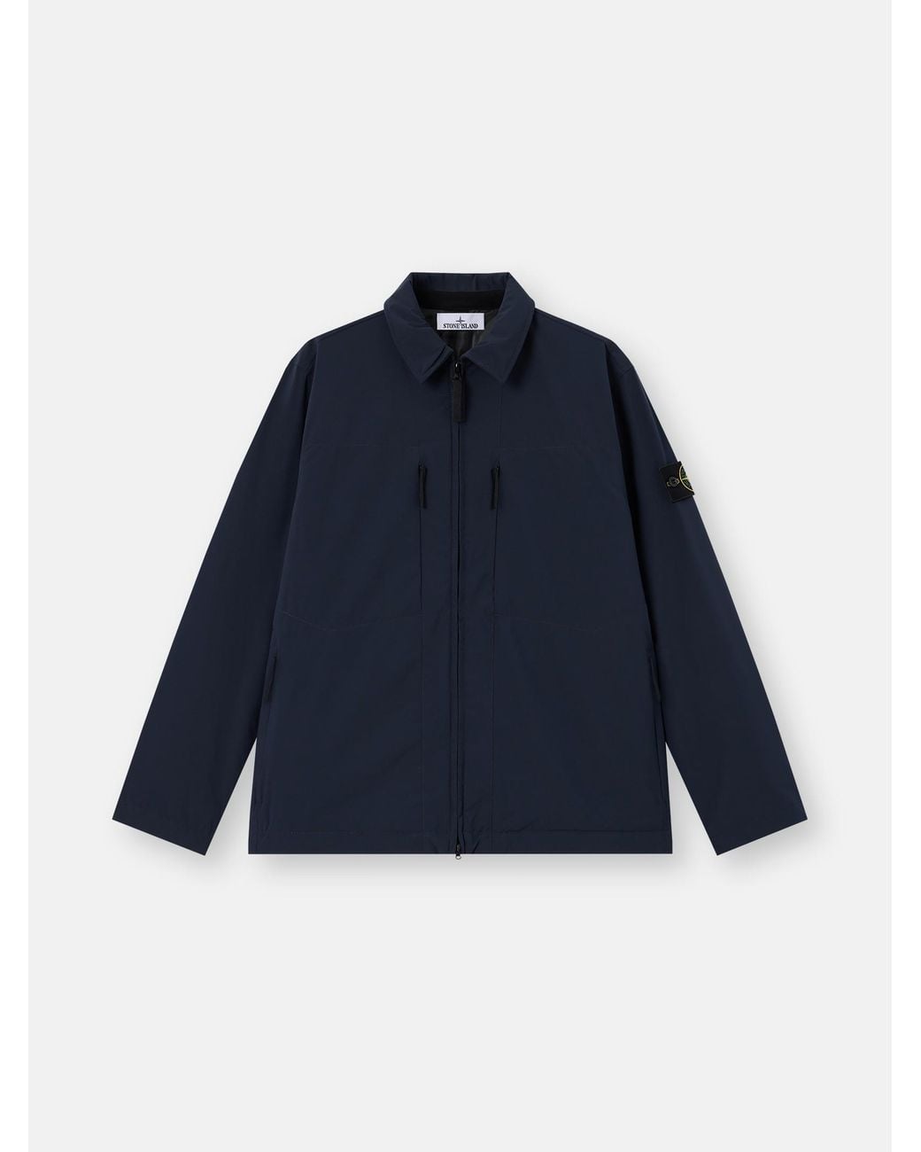 Stone Island Blue Q100036 Soft Shell-R E. Dye Technology for men