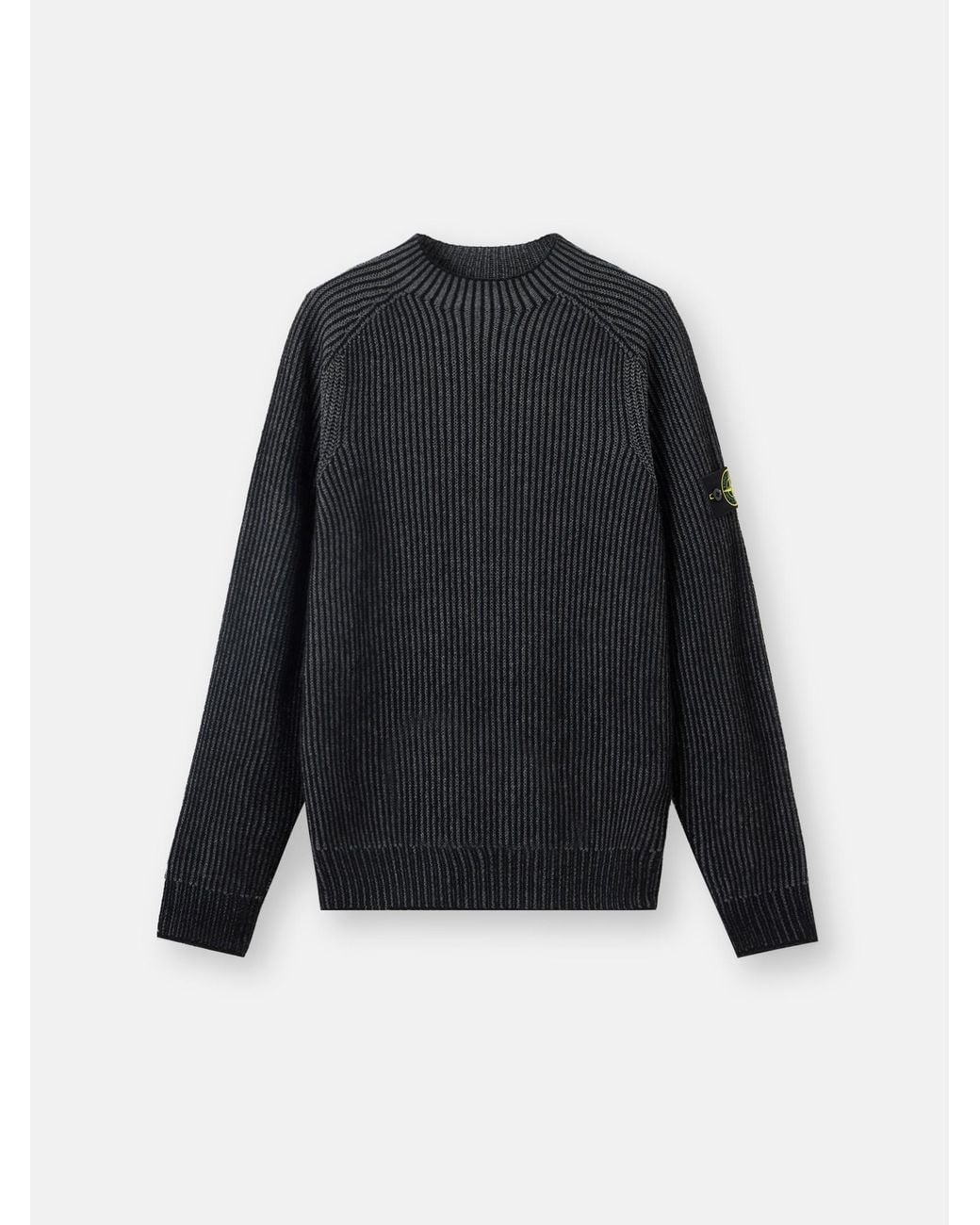 Stone Island Black 5100043 Two-Tone Vanisé Cashmere for men