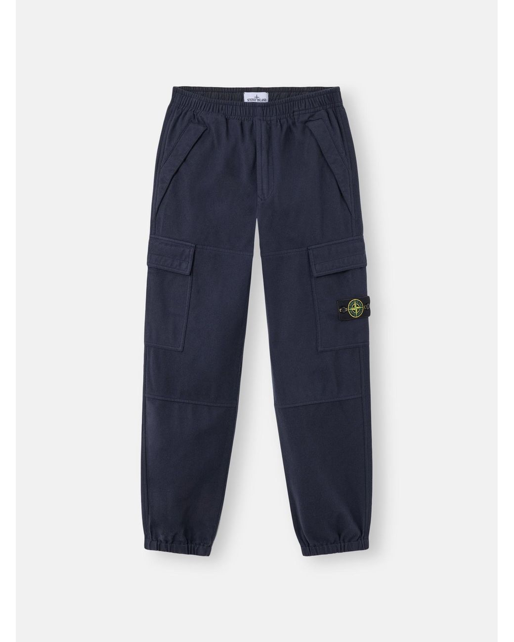 Stone Island Blue 3100050 Wool Nylon Flannel-Tc for men
