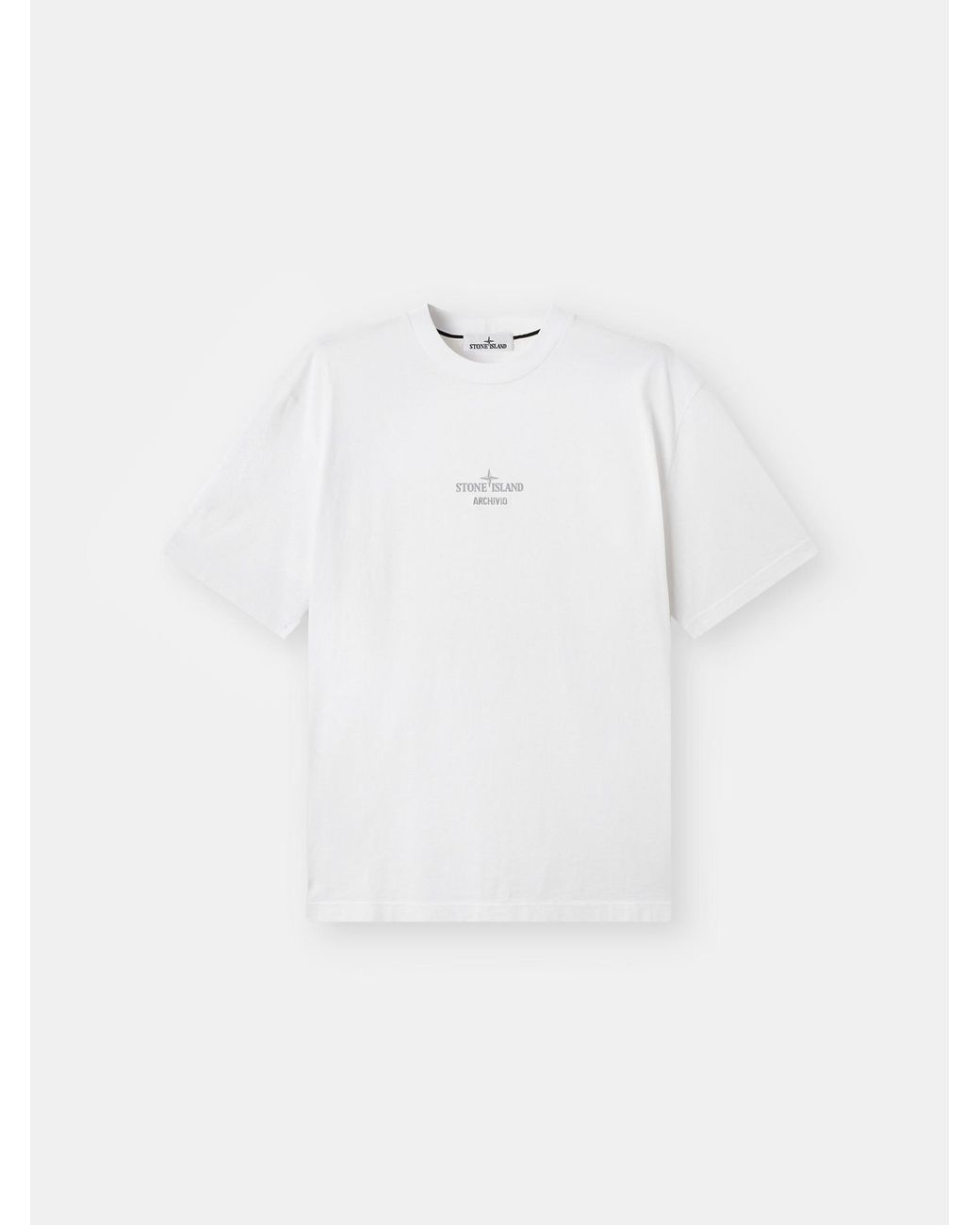 Stone Island White 2100033 Organic Cotton Jersey for men