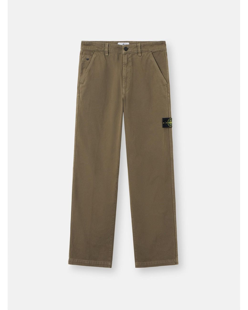 Stone Island Green 3100014 Organic Panama Cotton 'Old' Effect for men