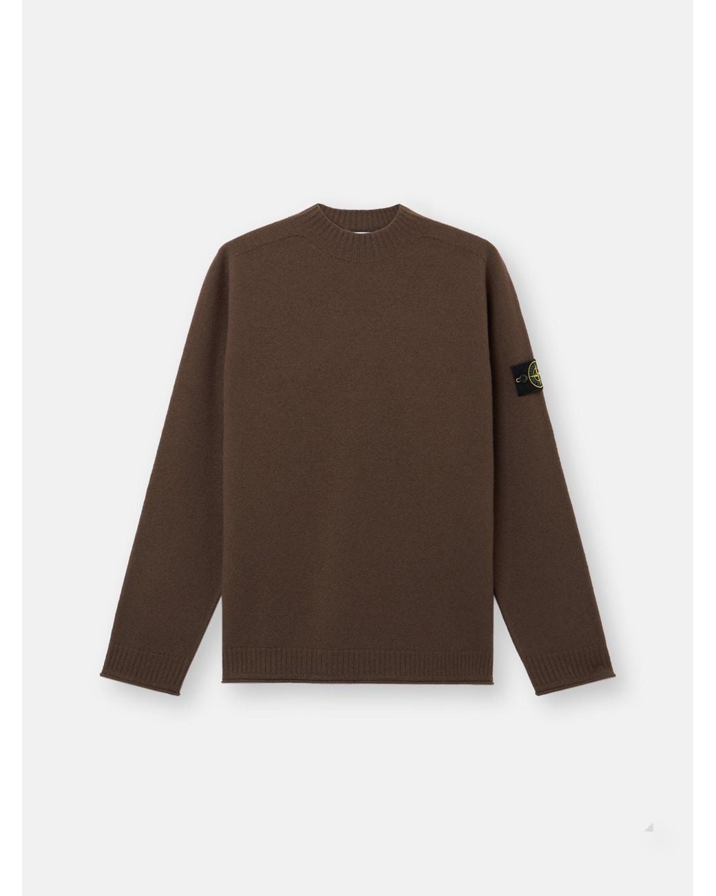 Stone Island Brown 5100041 Felted Rws Wool for men