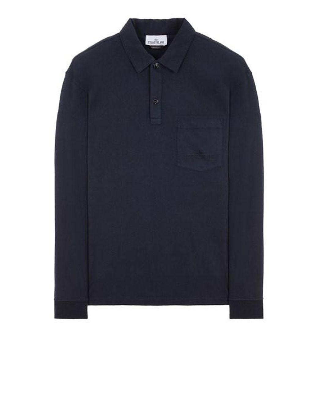 Stone island shop long sleeve polo