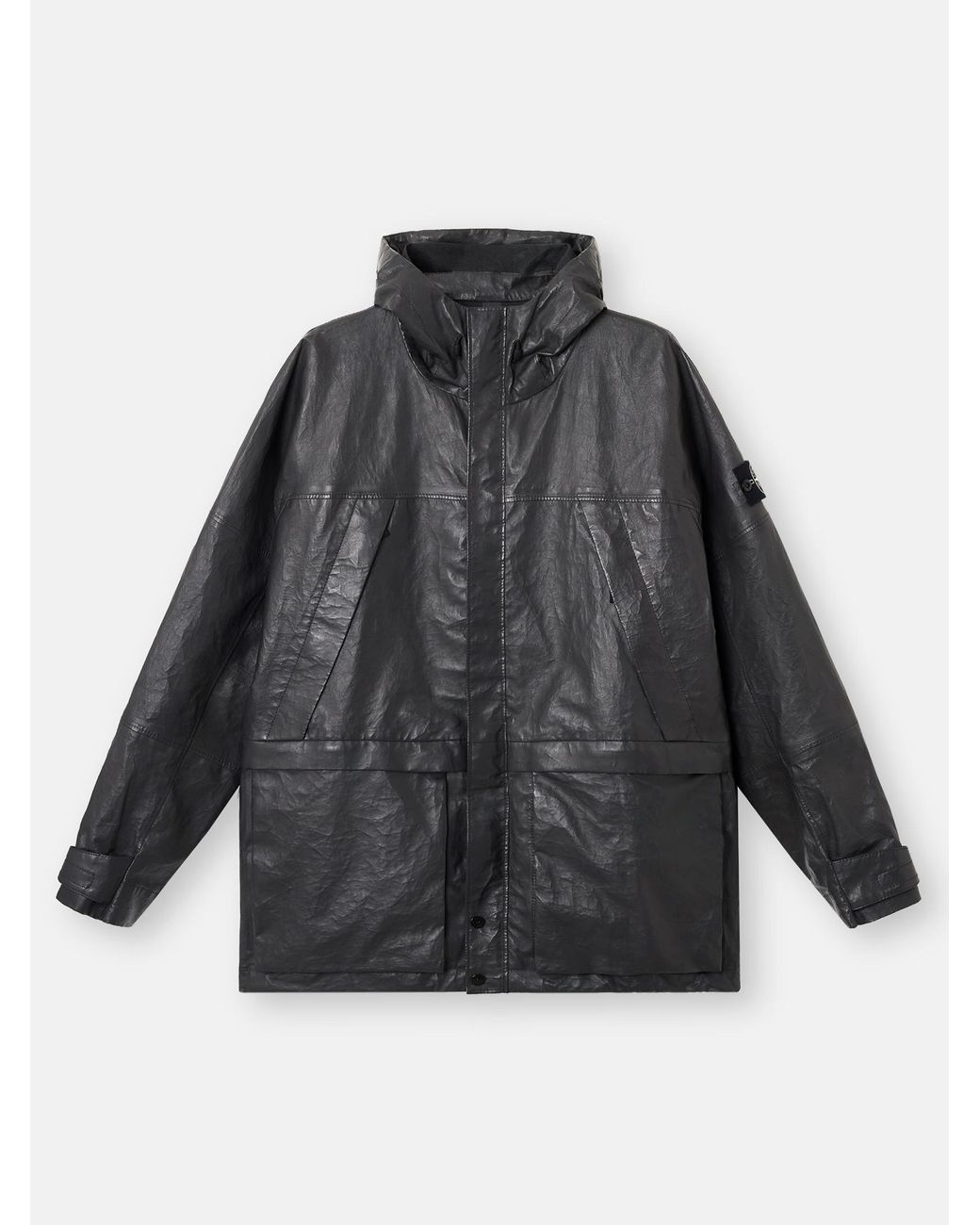 Stone Island 0100002 Light Leather Organza in Grey for Men Lyst UK