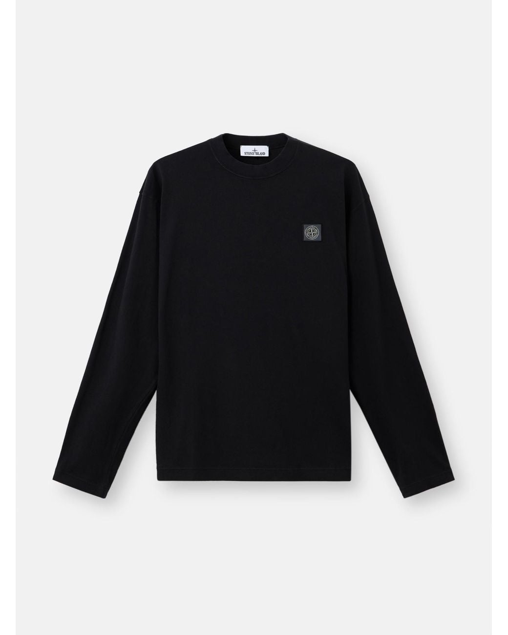 Stone Island Black 2100007 Organic Cotton Jersey for men