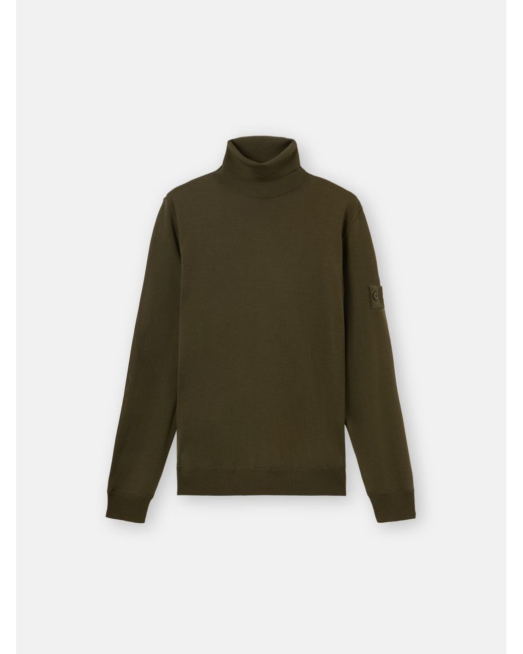 Stone Island Green 5100066 Light Pure Rws Wool S. I. Ghost for men