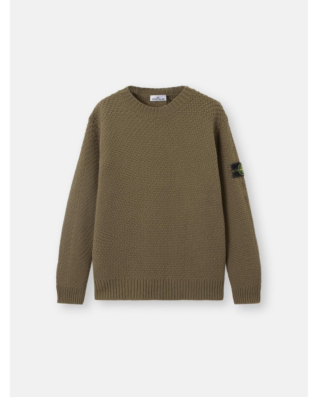 Stone Island Green 5100055 Lambswool for men