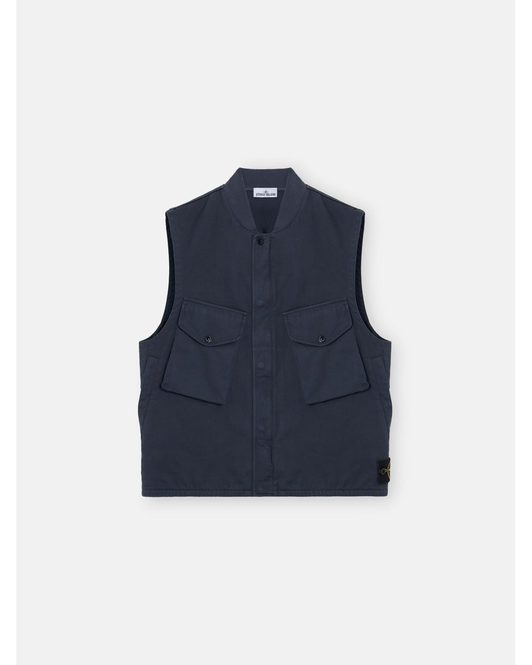 Stone Island Blue G100013 Dense Cotton Twill-Tc for men