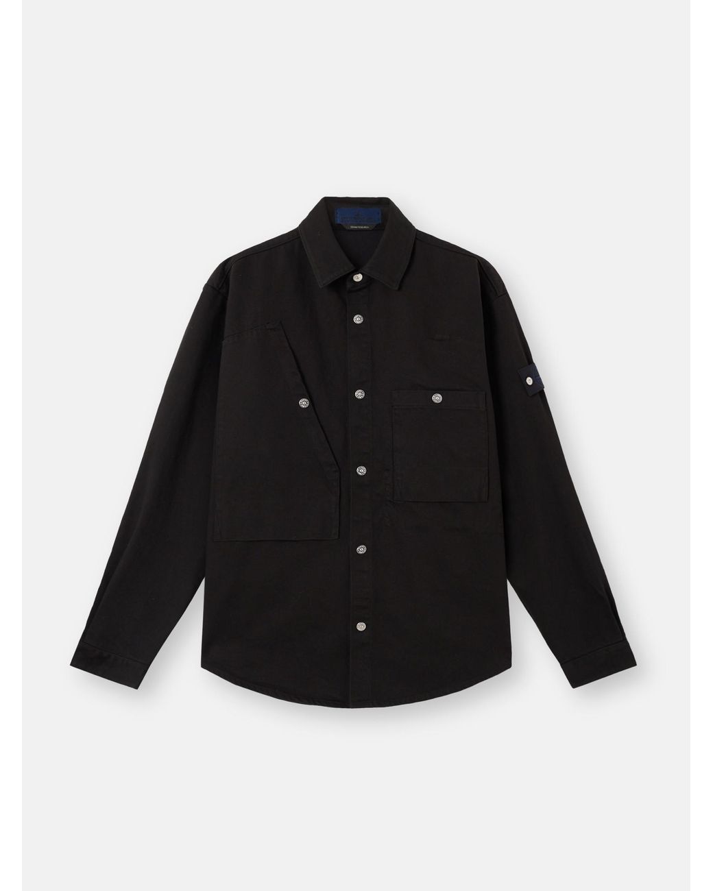 カ　STONE  1100008 BULL DENIM-TC Stone Island 1100008 Bull Denim-Tc in Black for Men | Lyst